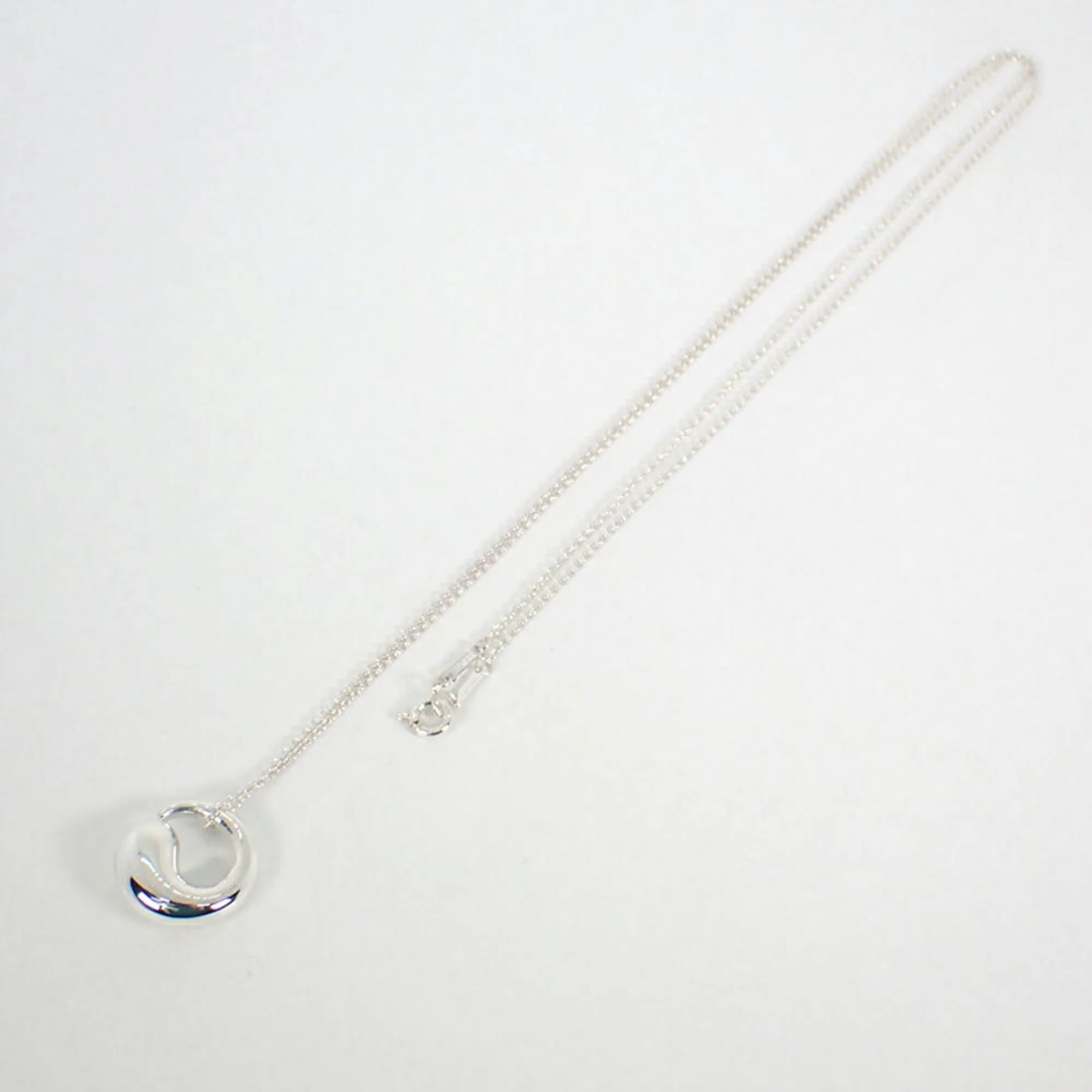 Eternal Circle Pendant Necklace Sterling Silver - Image 3