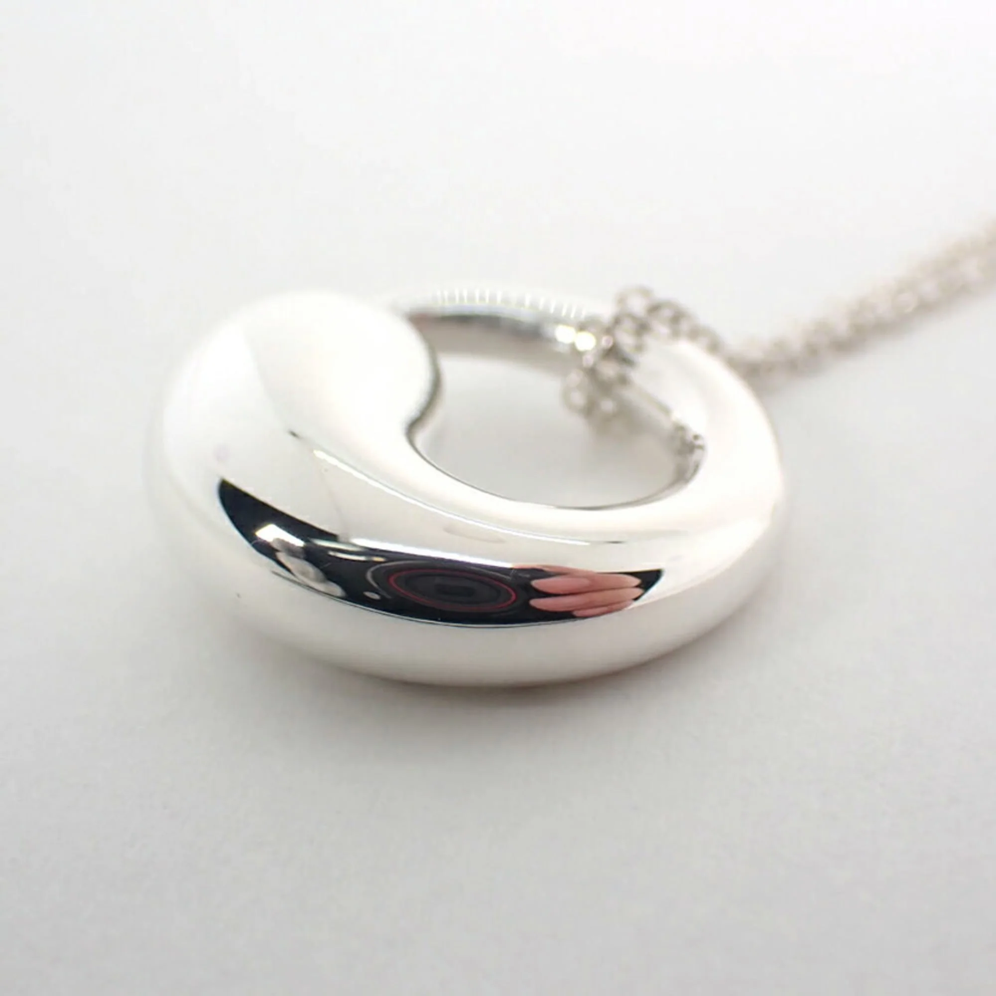 Eternal Circle Pendant Necklace Sterling Silver - Image 4