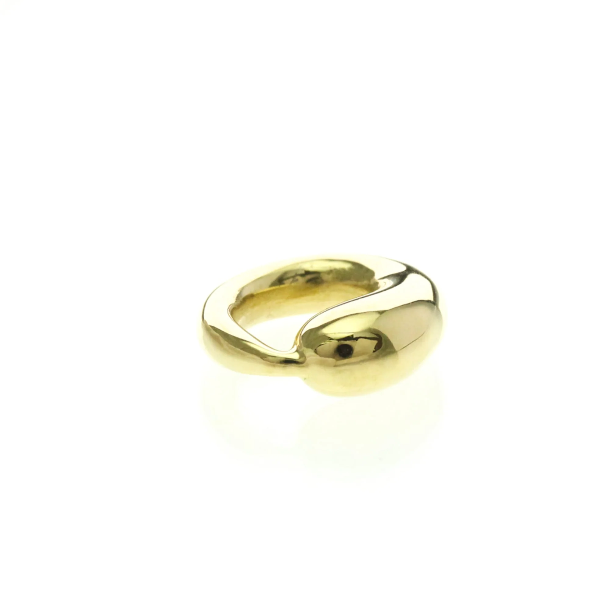 Eternal Circle Top Pendant Necklace 18K Yellow Gold - Image 2