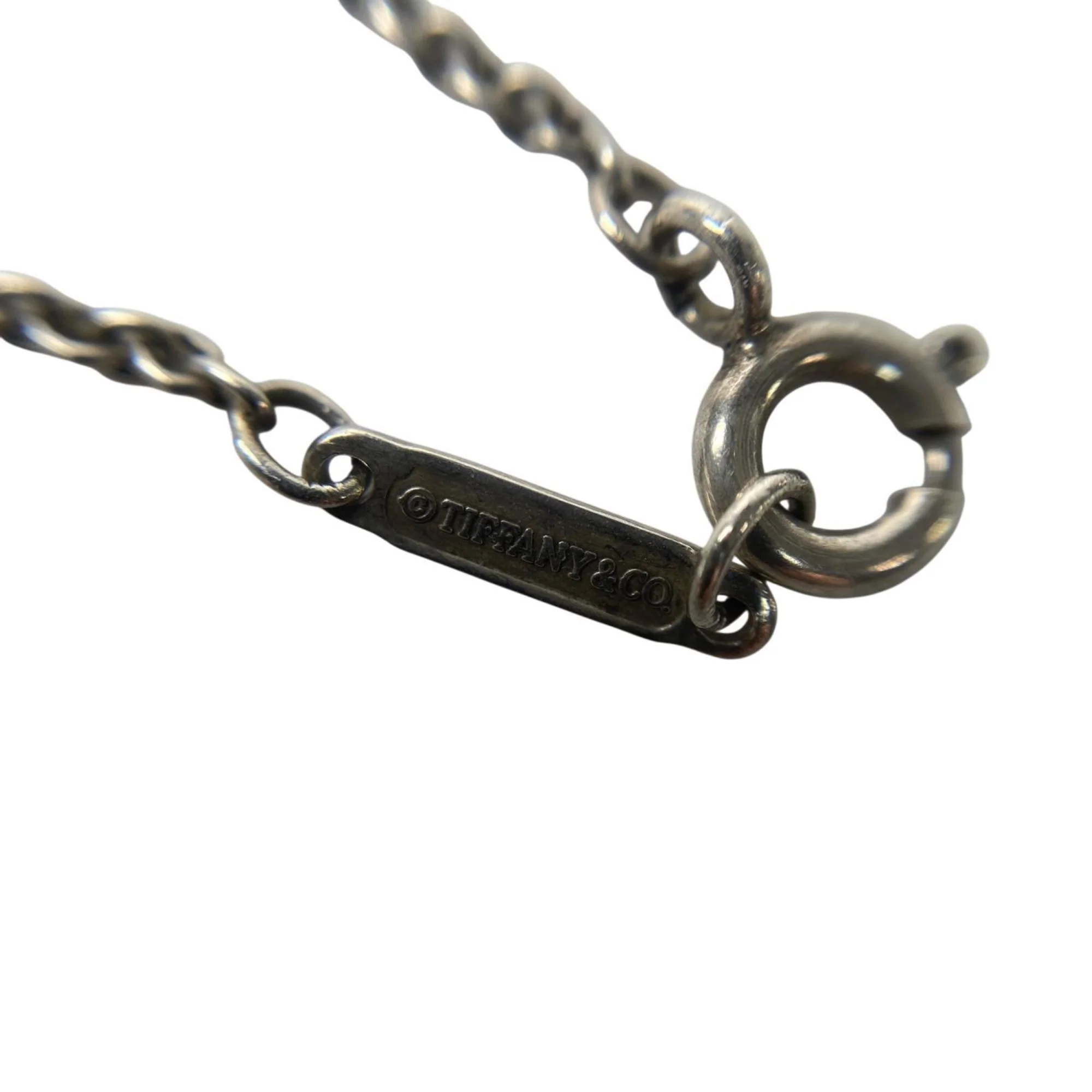 Filigree Heart Key Pendant Necklace Sterling Silver - Image 7