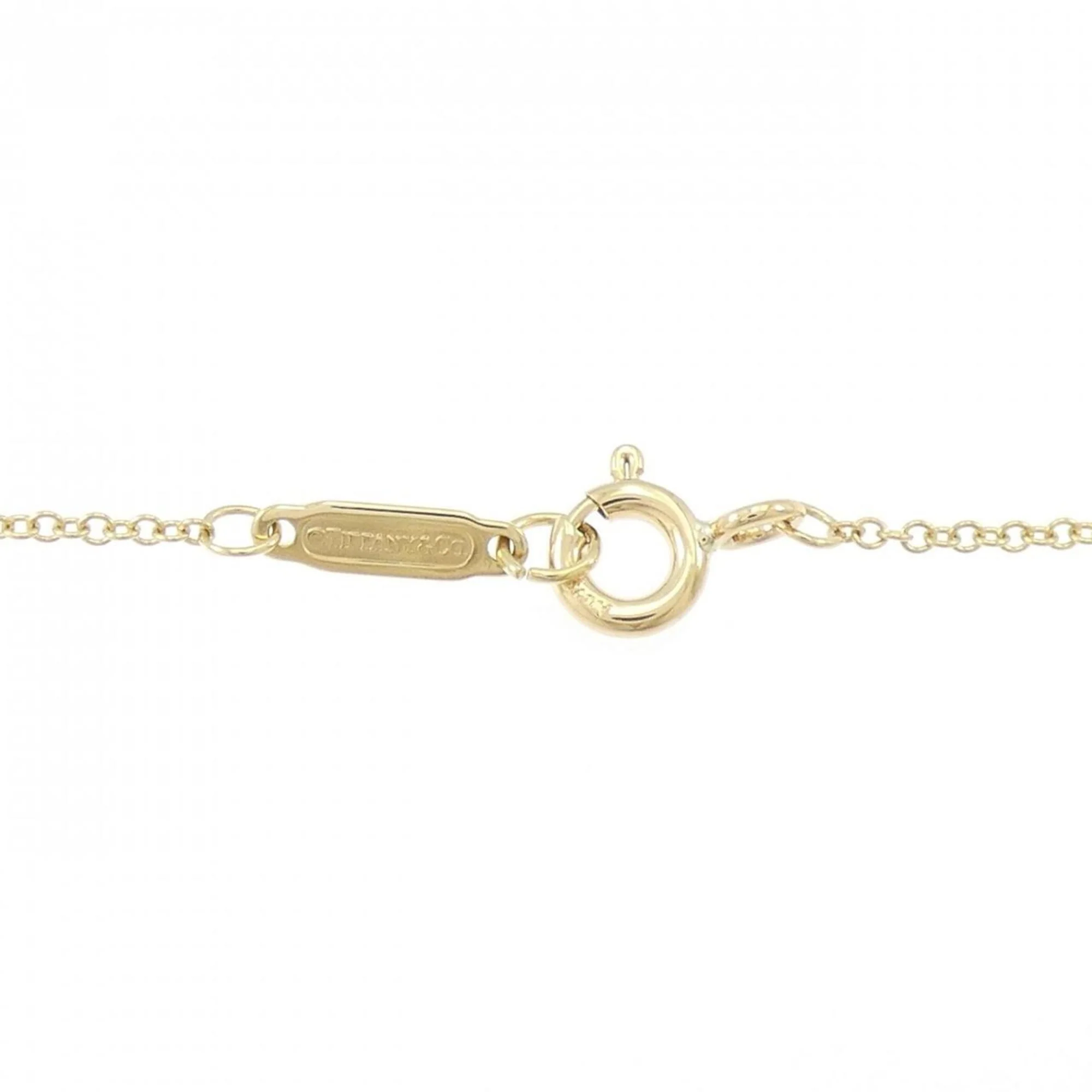 Fleur de Lis Stem Pendant Necklace 18K Yellow Gold - Image 5