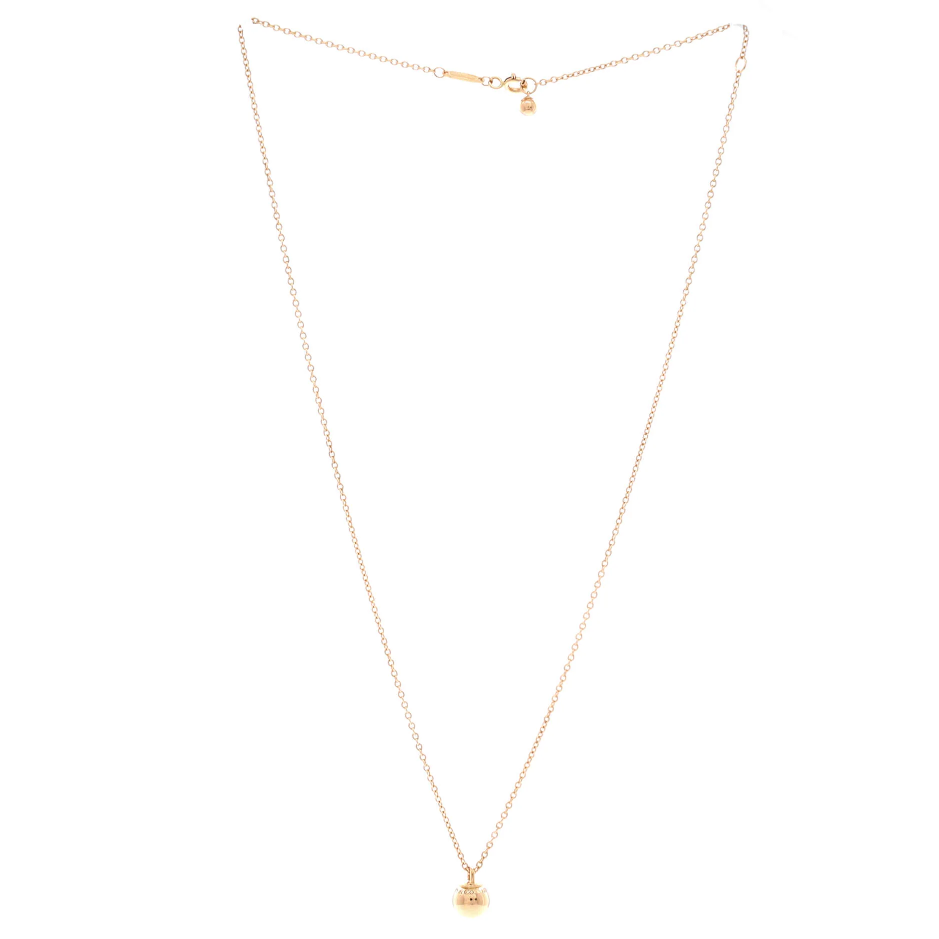 HardWear Ball Pendant Necklace 18K Rose Gold 8mm - Image 3