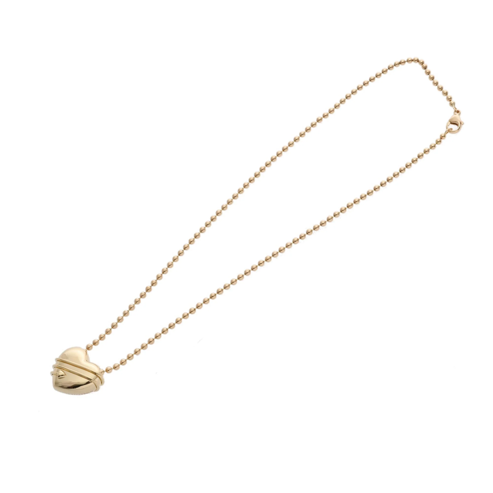 Heart And Arrow Pendant Necklace 18K Yellow Gold - Image 9
