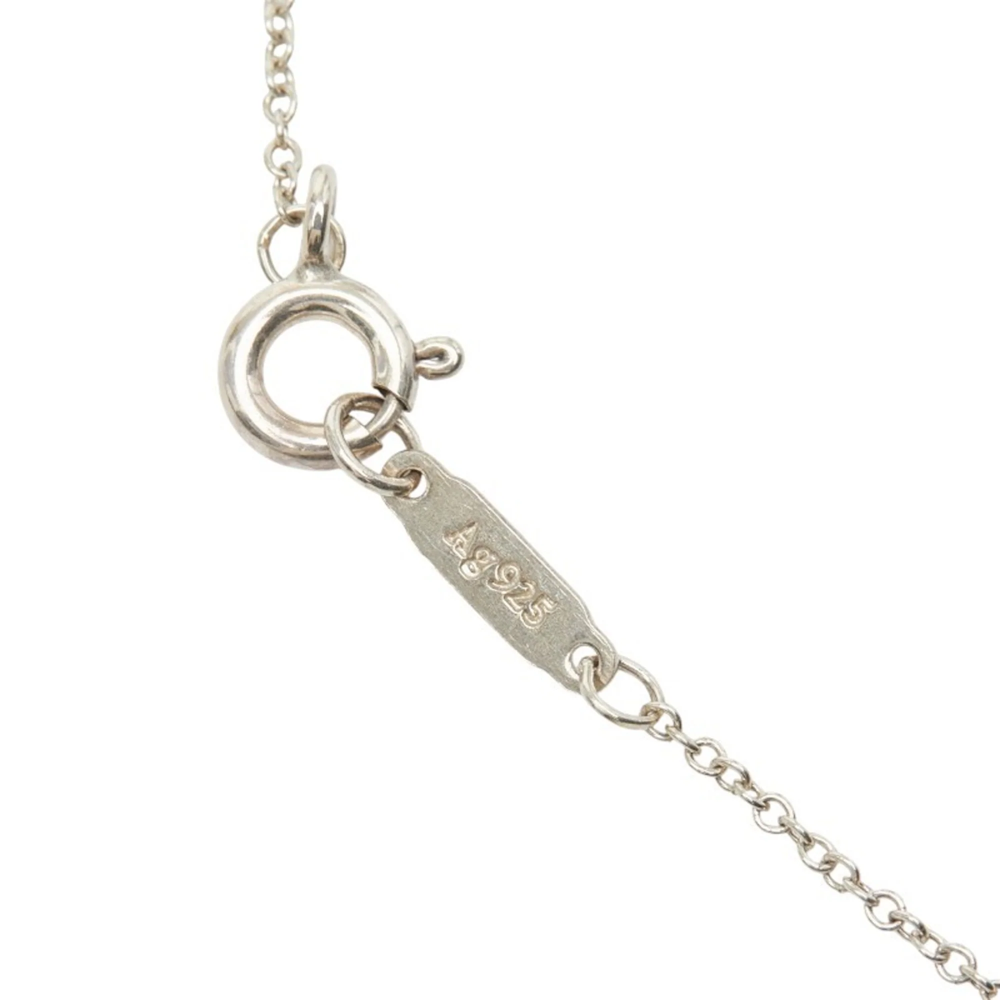 Heart Key Pendant Necklace Sterling Silver - Image 6