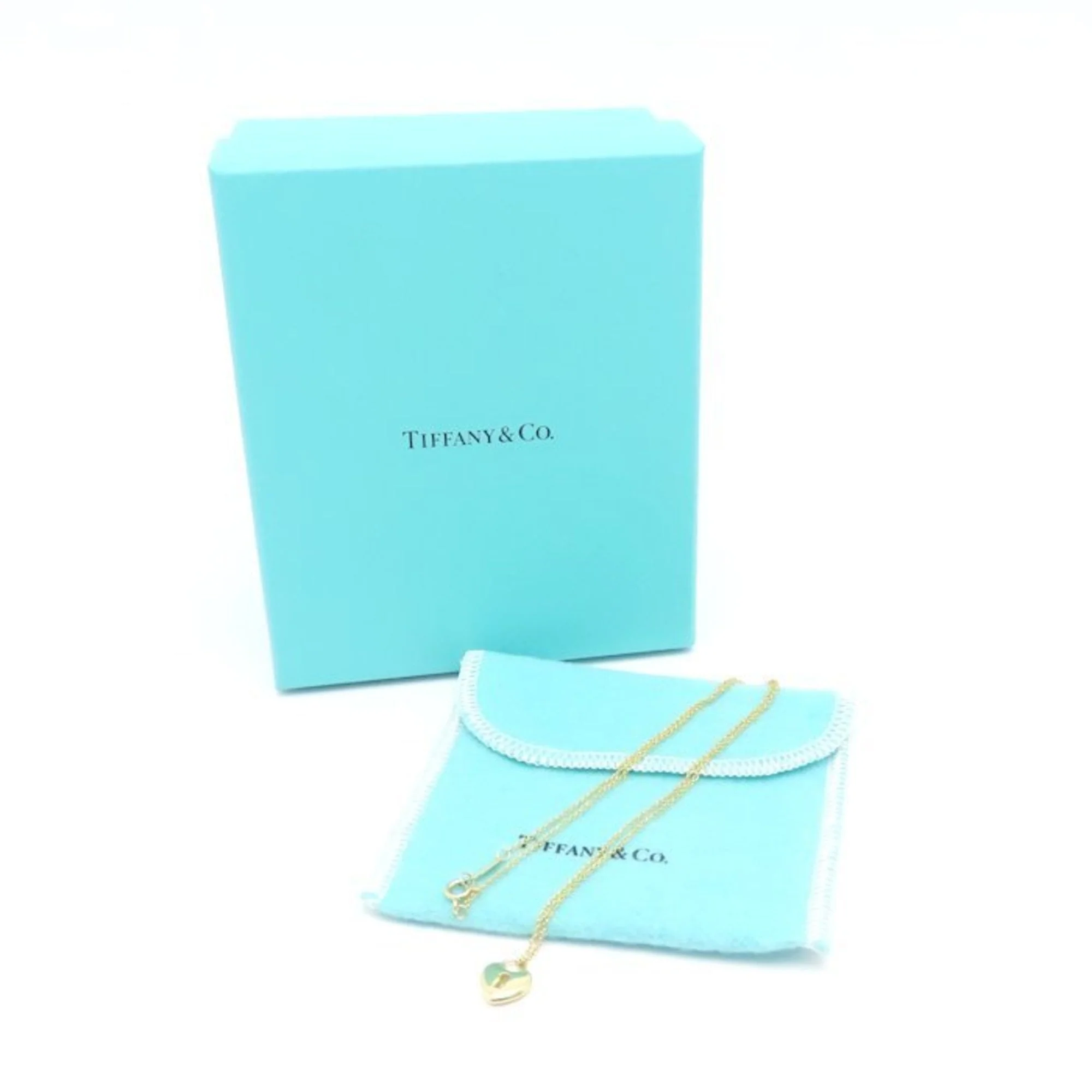 Heart Lock Pendant Necklace 18K Yellow Gold - Image 6