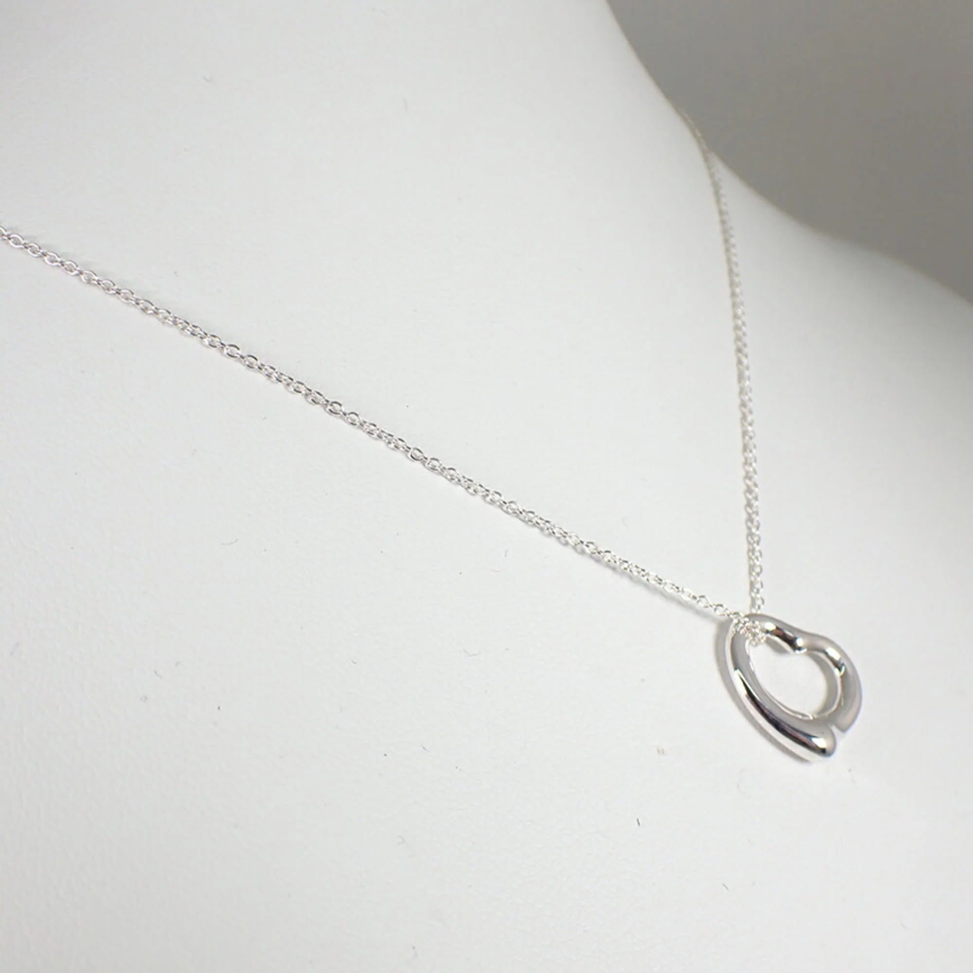 Heart Pendant Necklace Sterling Silver - Image 4