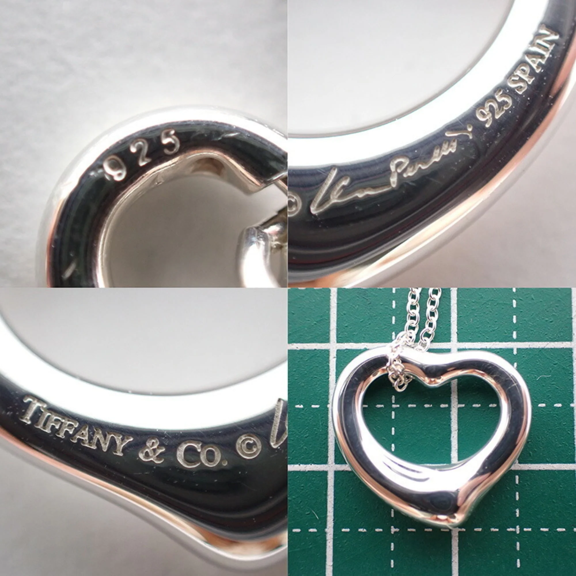 Heart Pendant Necklace Sterling Silver - Image 9