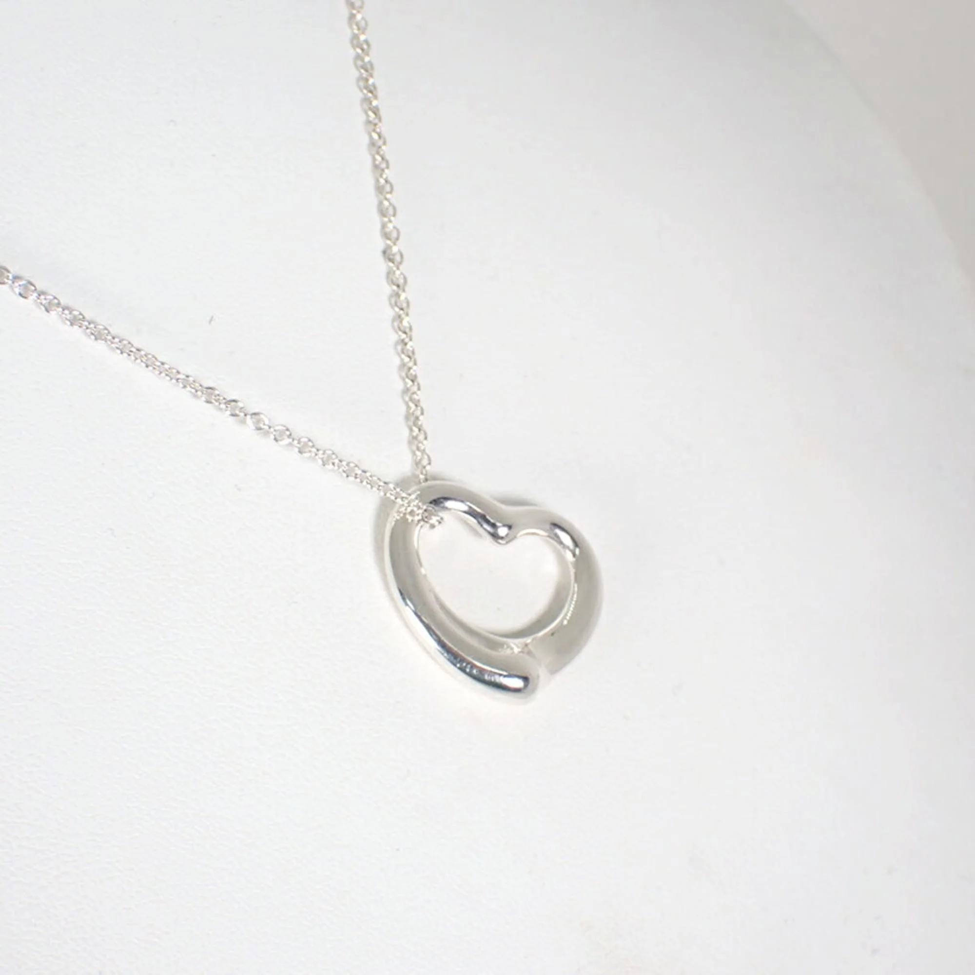 Heart Pendant Necklace Sterling Silver - Image 4
