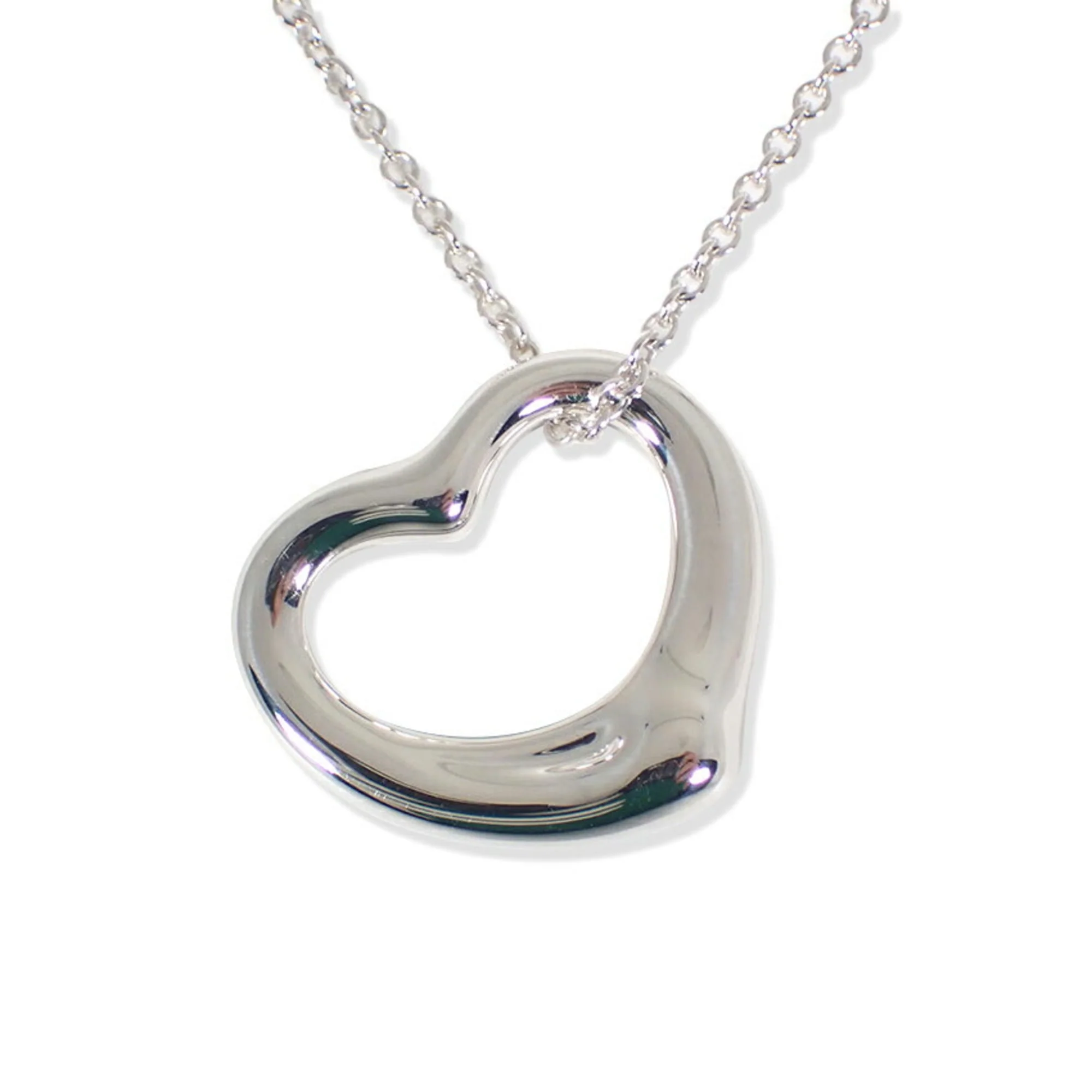 Heart Pendant Necklace Sterling Silver - Image 2