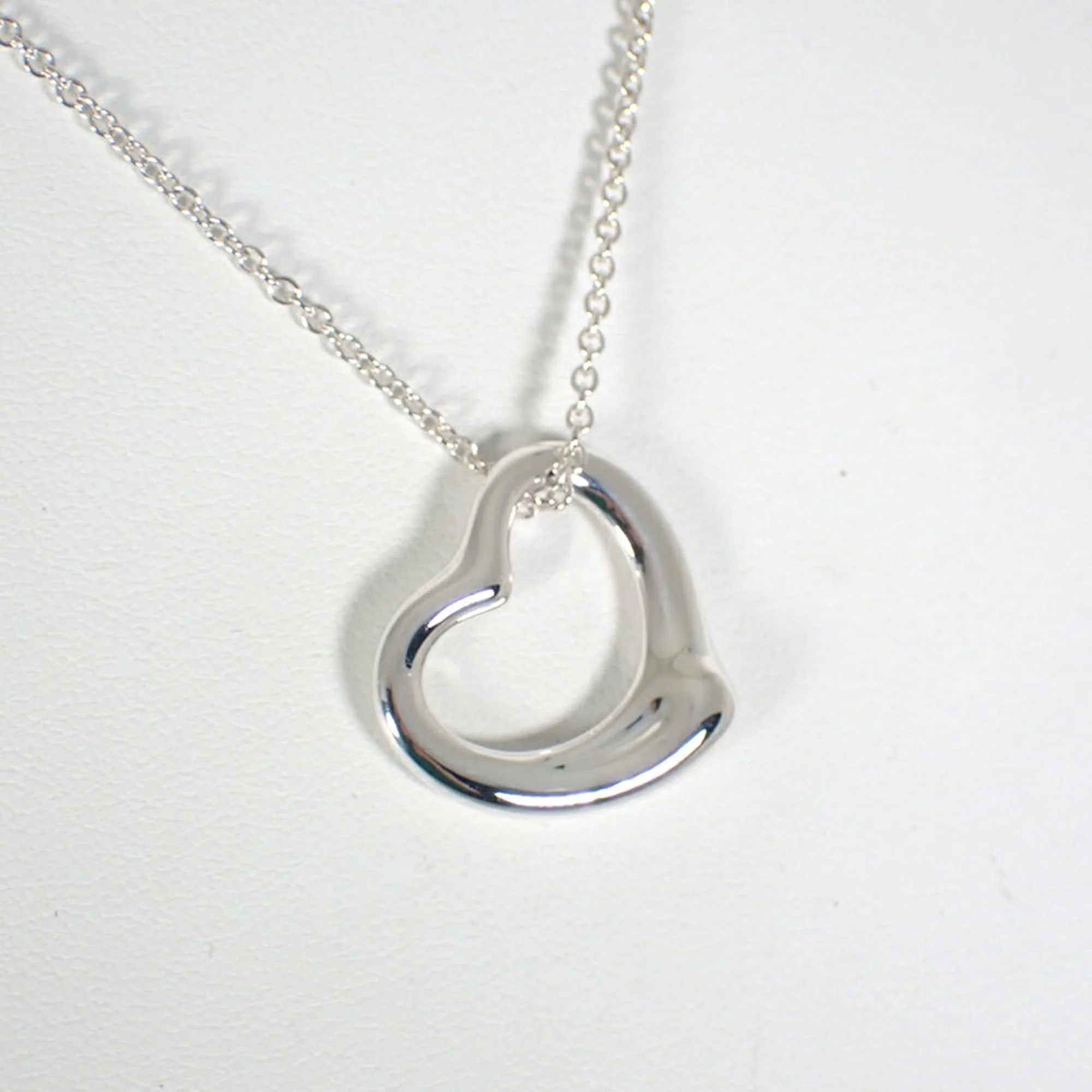 Heart Pendant Necklace Sterling Silver - Image 4