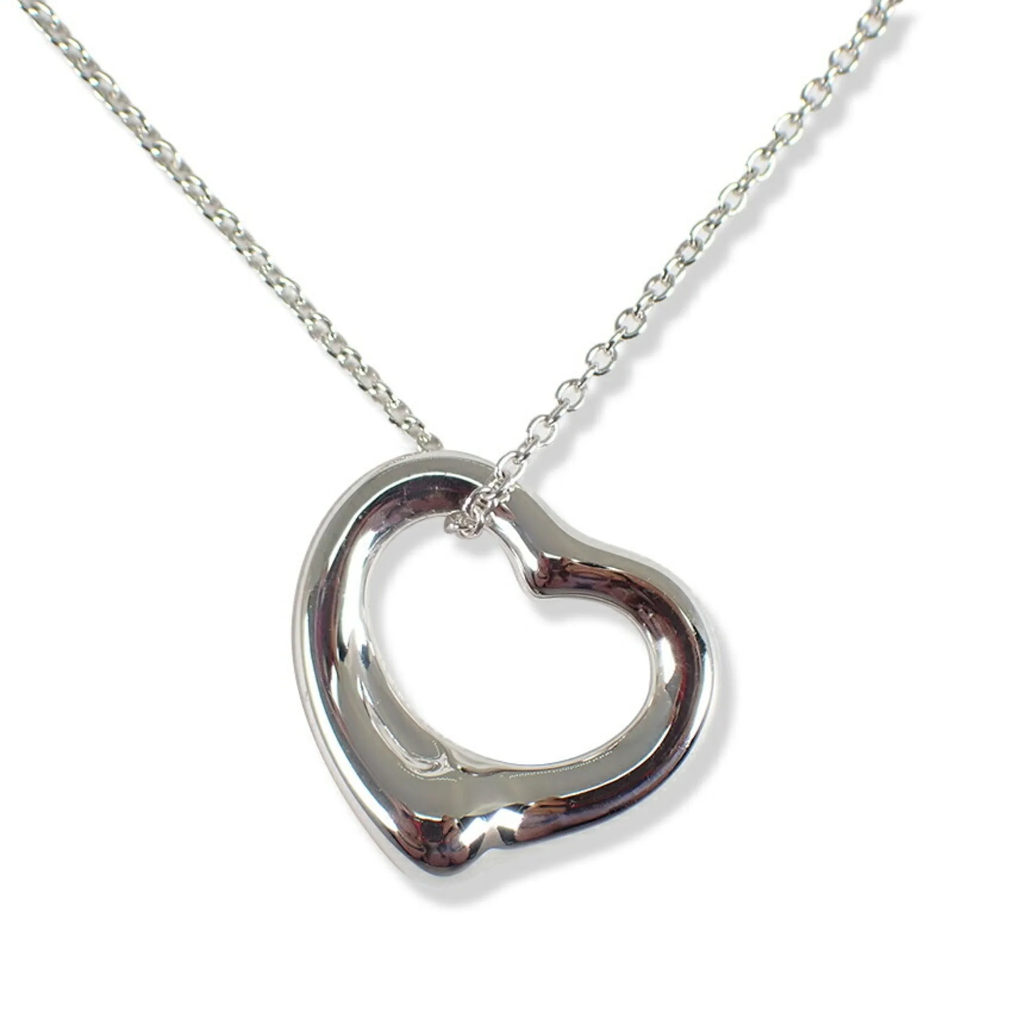 Heart Pendant Necklace Sterling Silver - Image 2