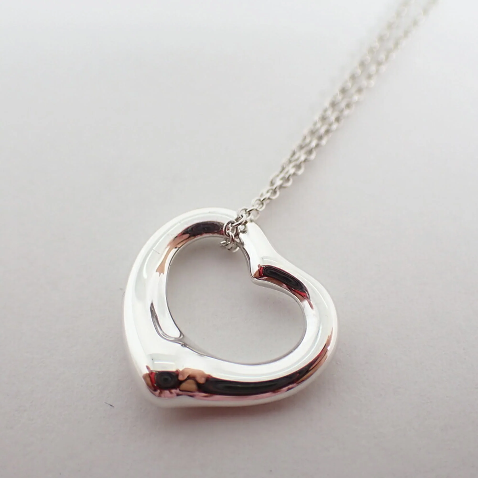 Heart Pendant Necklace Sterling Silver - Image 6