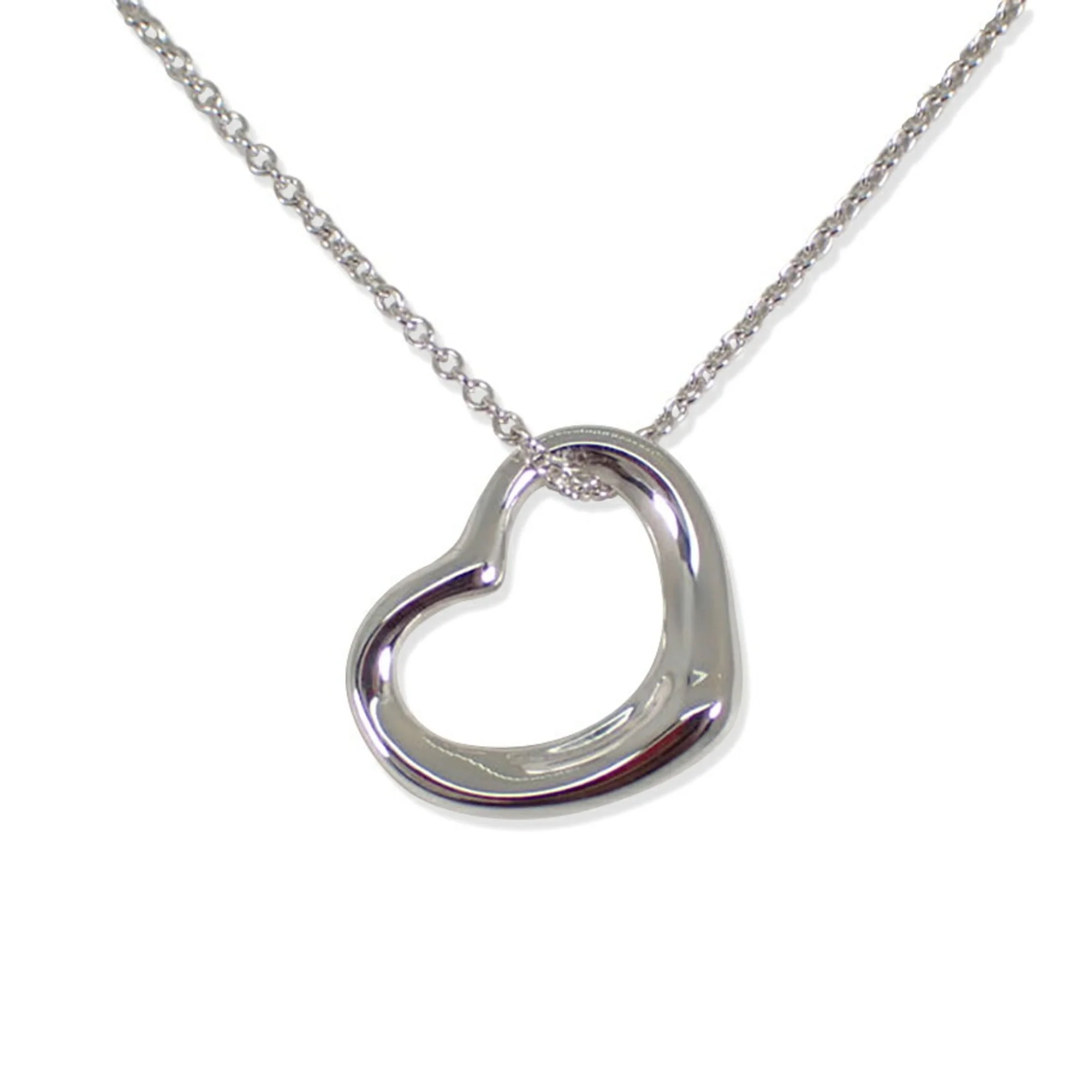 Heart Pendant Necklace Sterling Silver - Image 2