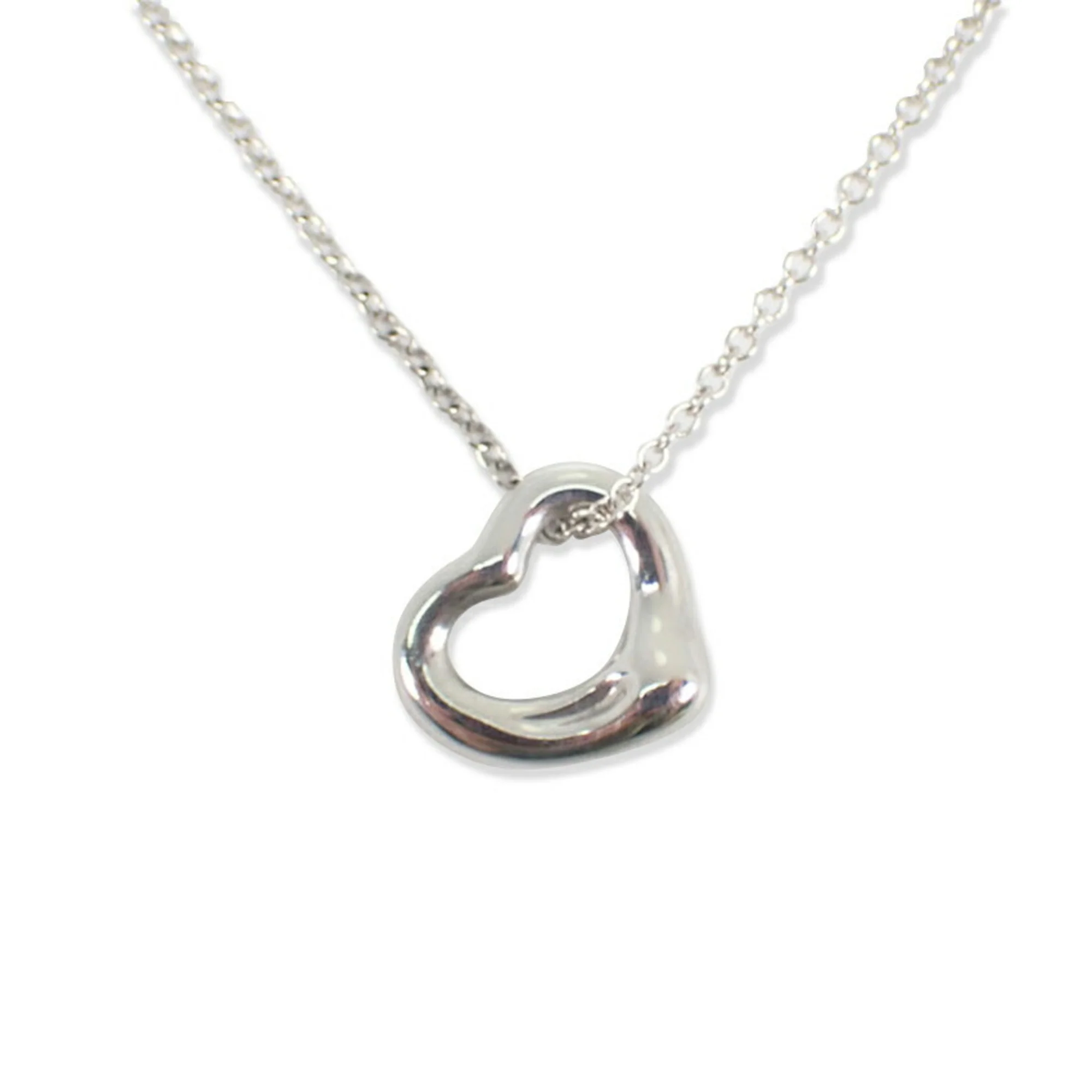 Heart Pendant Necklace Sterling Silver - Image 2