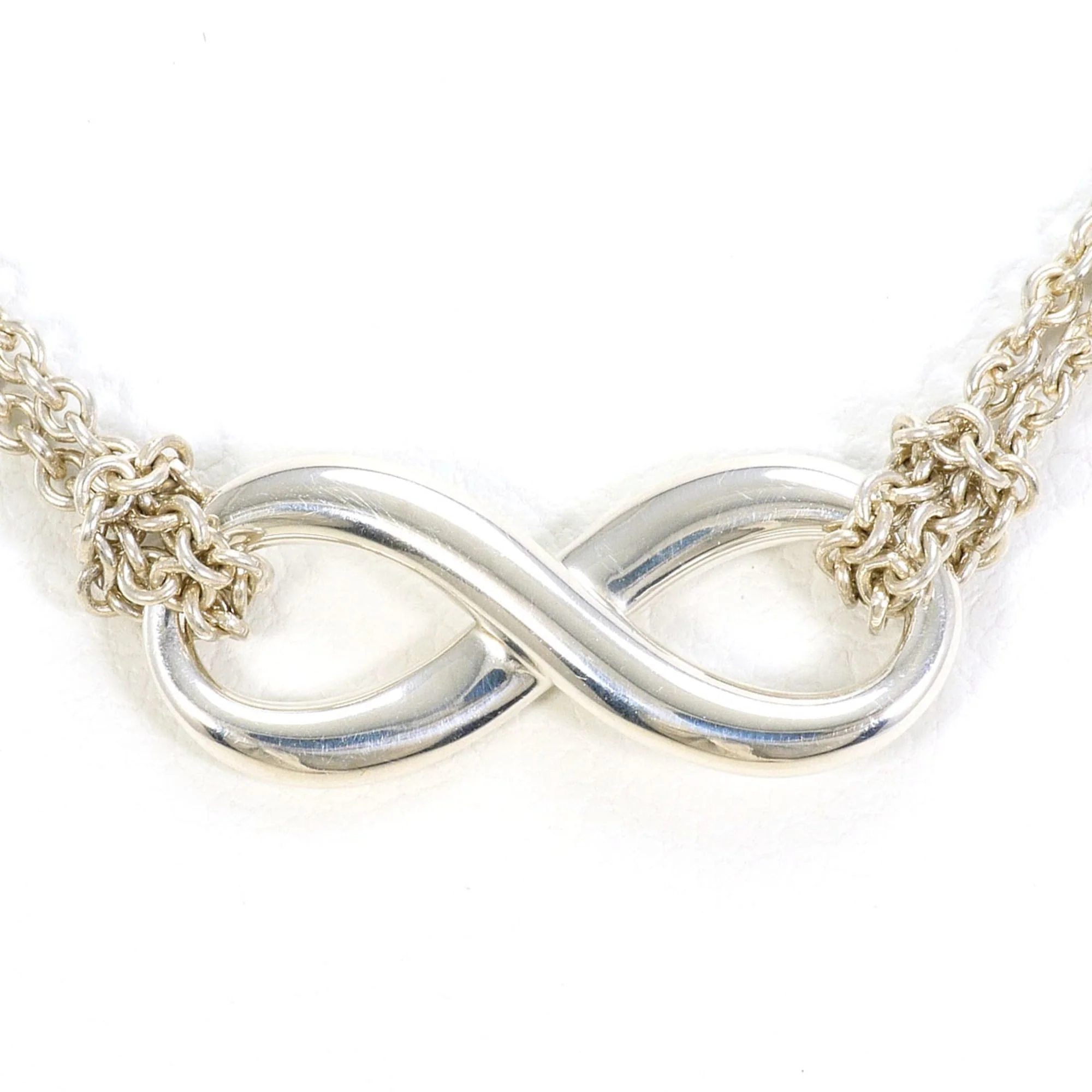 Infinity Pendant Necklace Sterling Silver