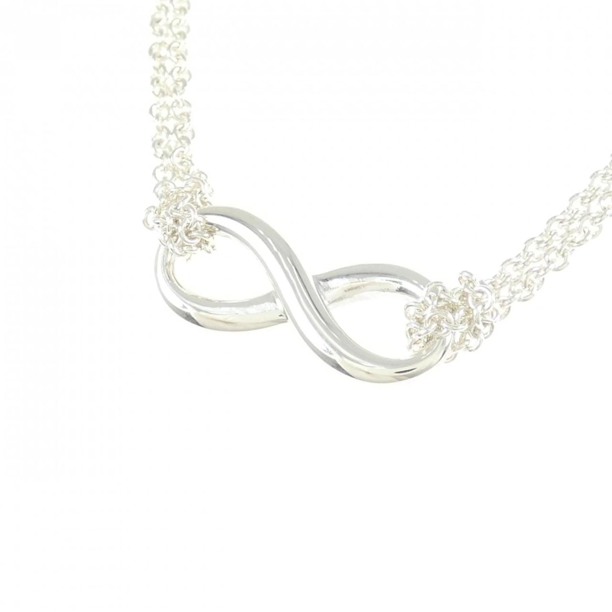 Infinity Pendant Necklace Sterling Silver - Image 3