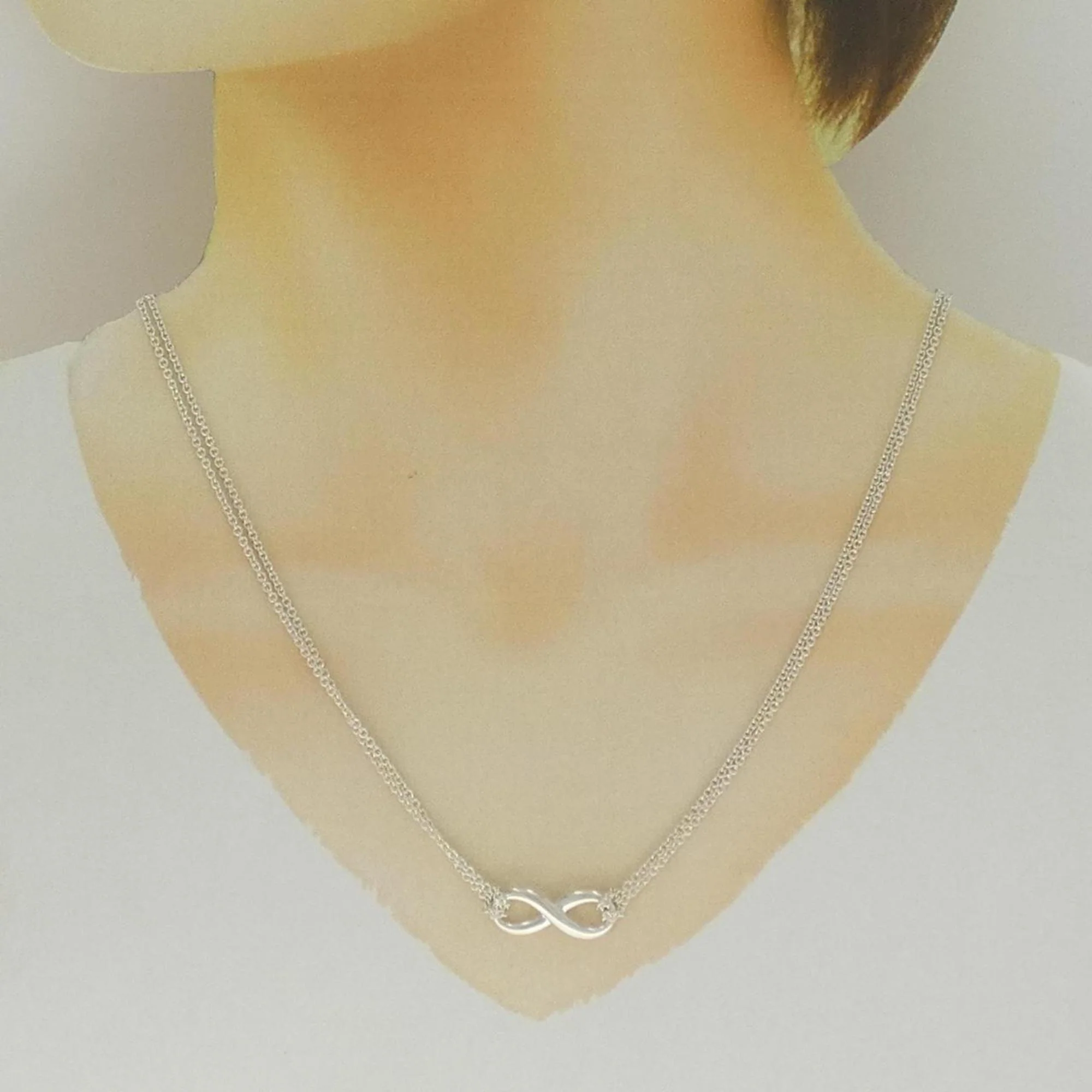Infinity Pendant Necklace Sterling Silver - Image 5
