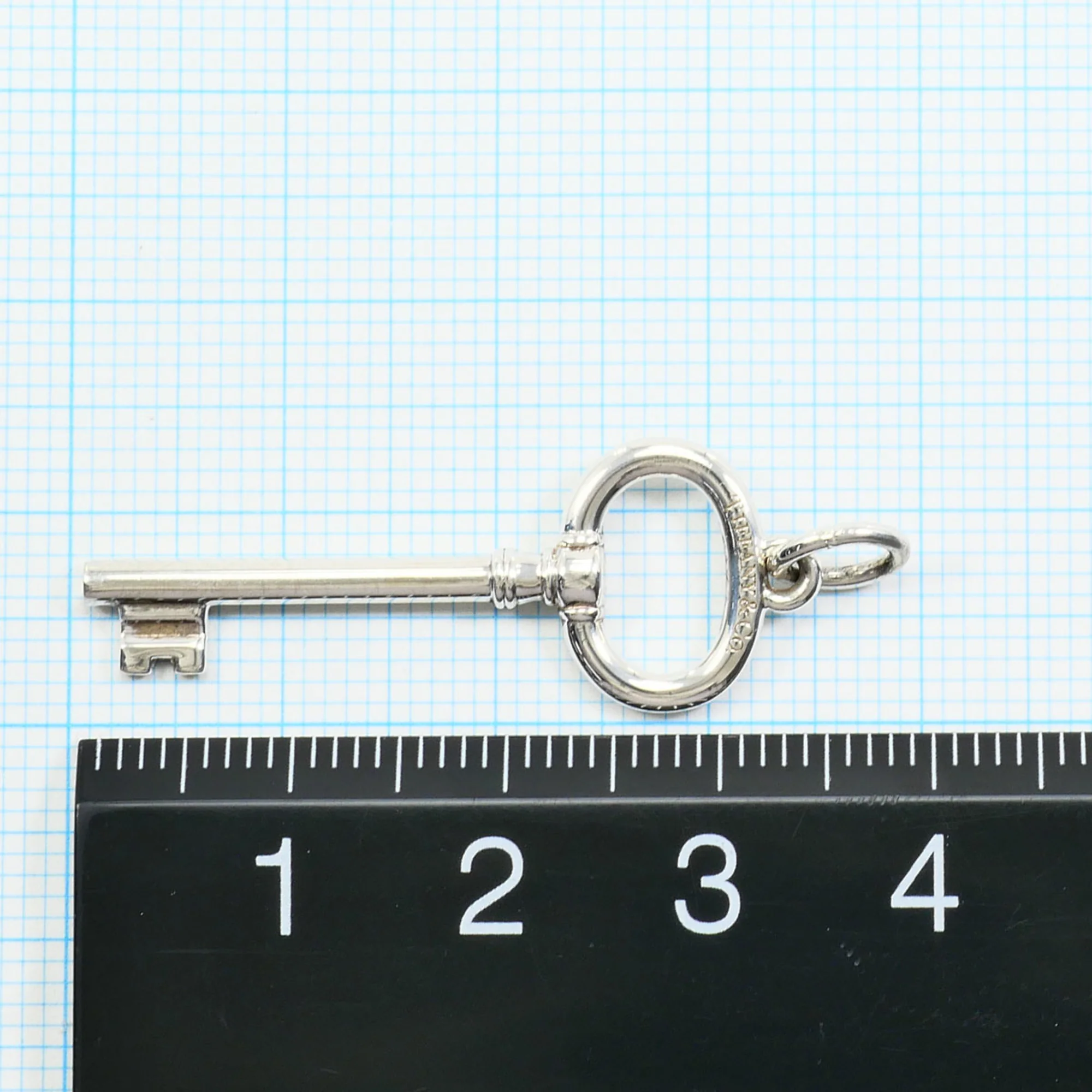 Key Brooch Sterling Silver - Image 4