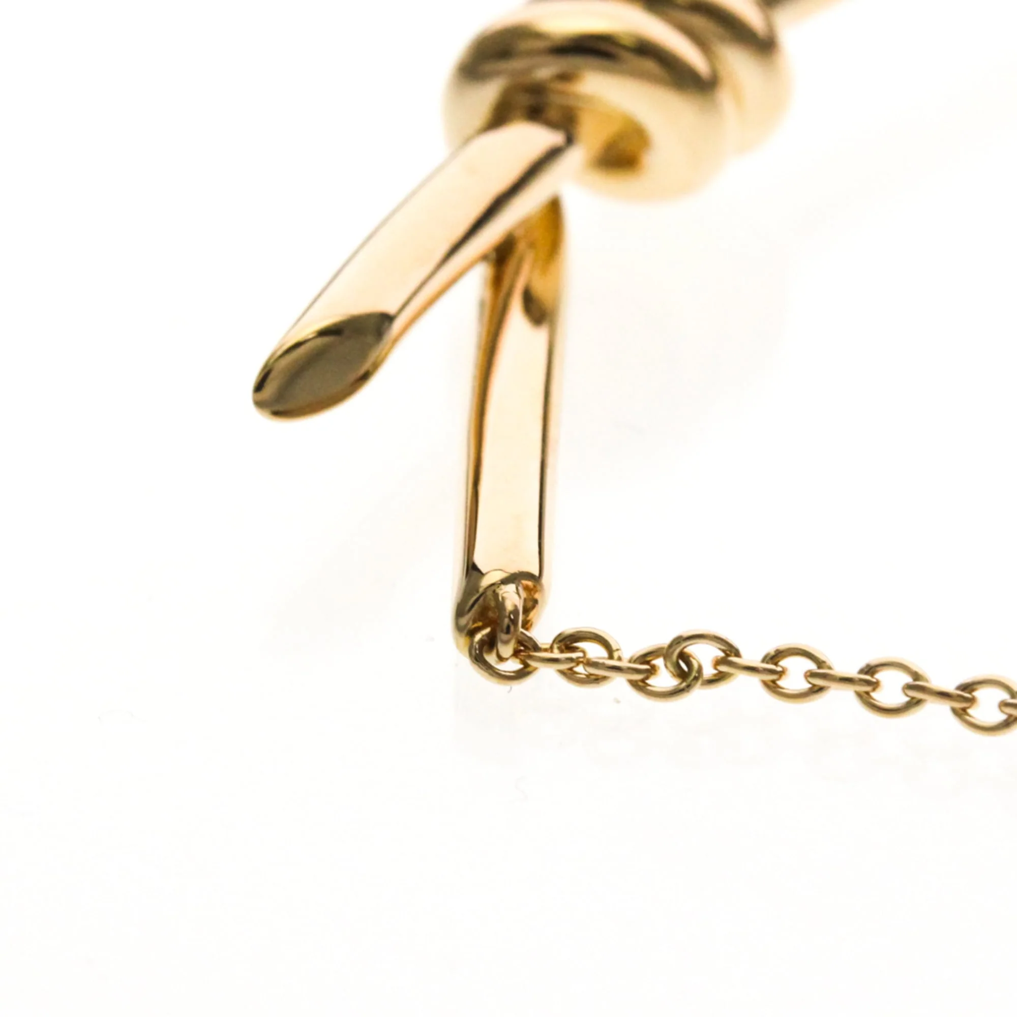 Knot Pendant Necklace 18K Rose Gold - Image 3