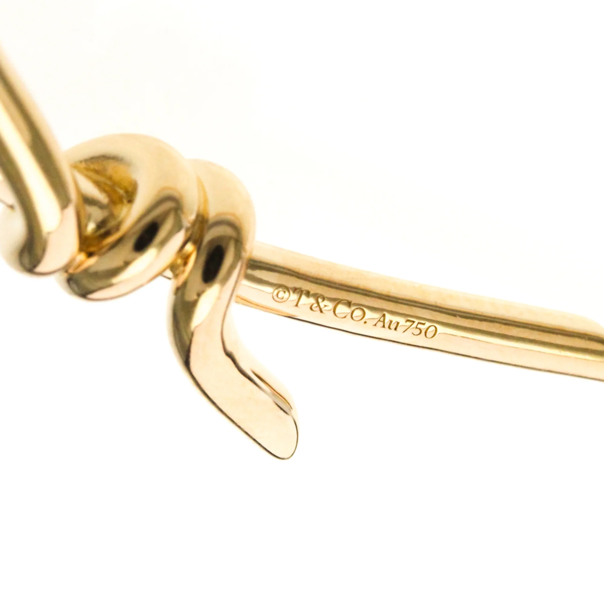 Knot Pendant Necklace 18K Rose Gold - Image 9