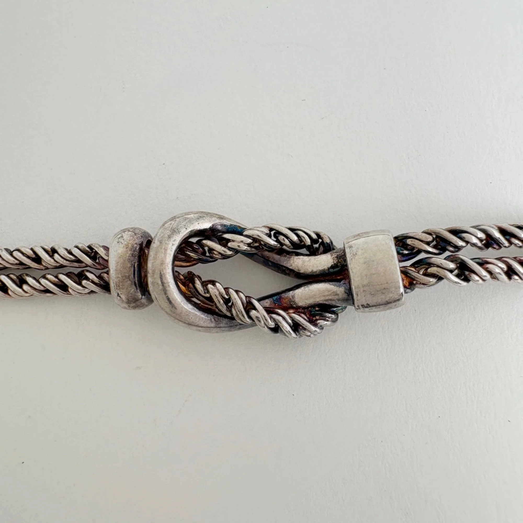 Knot Pendant Necklace Sterling Silver - Image 2