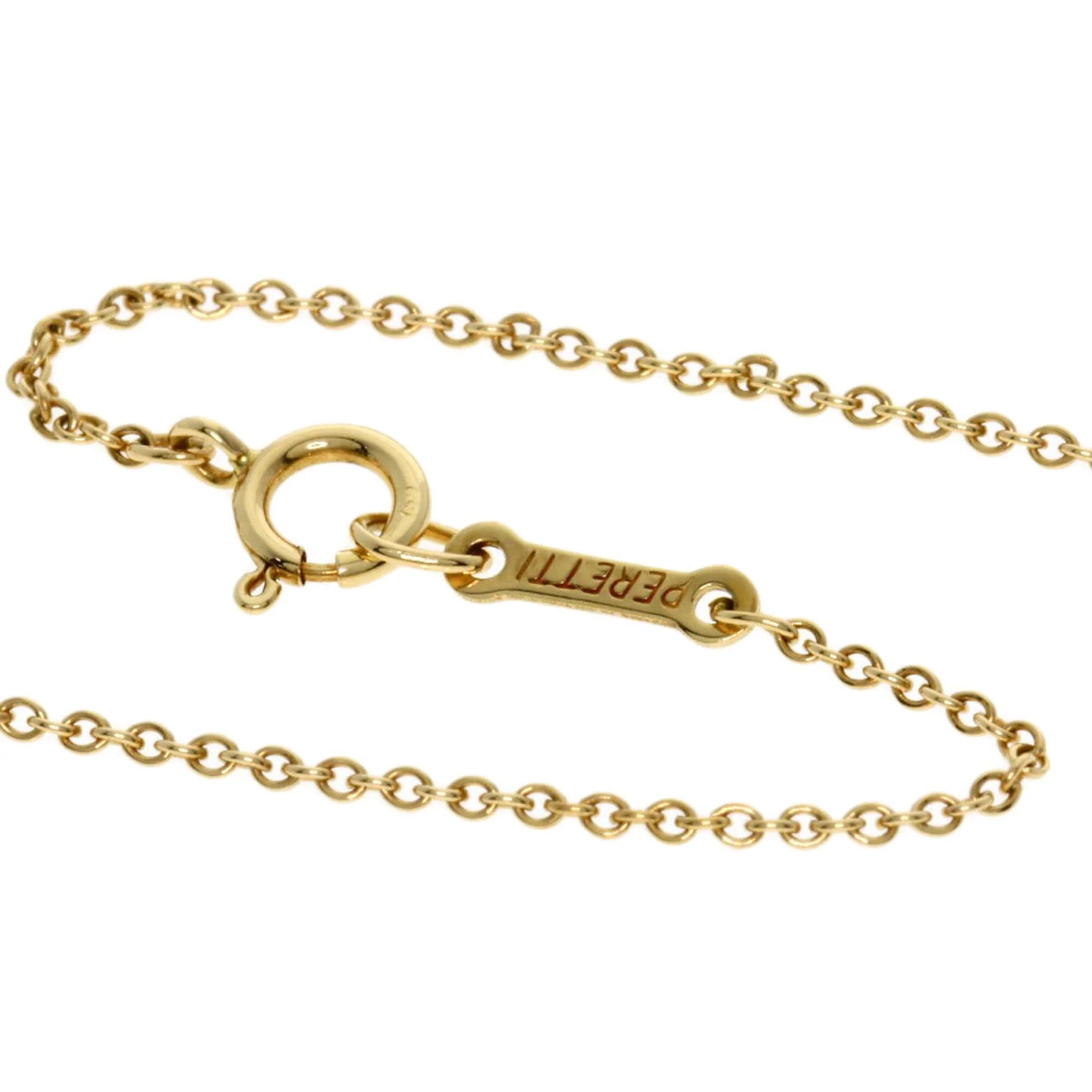 Leaf Pendant Necklace 18K Yellow Gold - Image 3