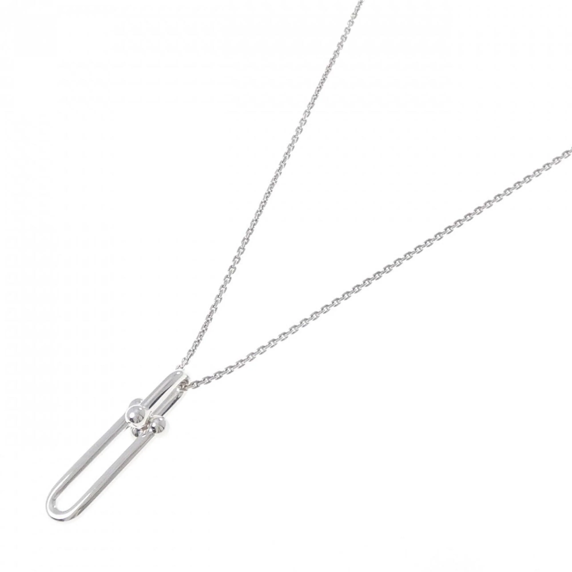 Link Pendant Necklace Sterling Silver - Image 2