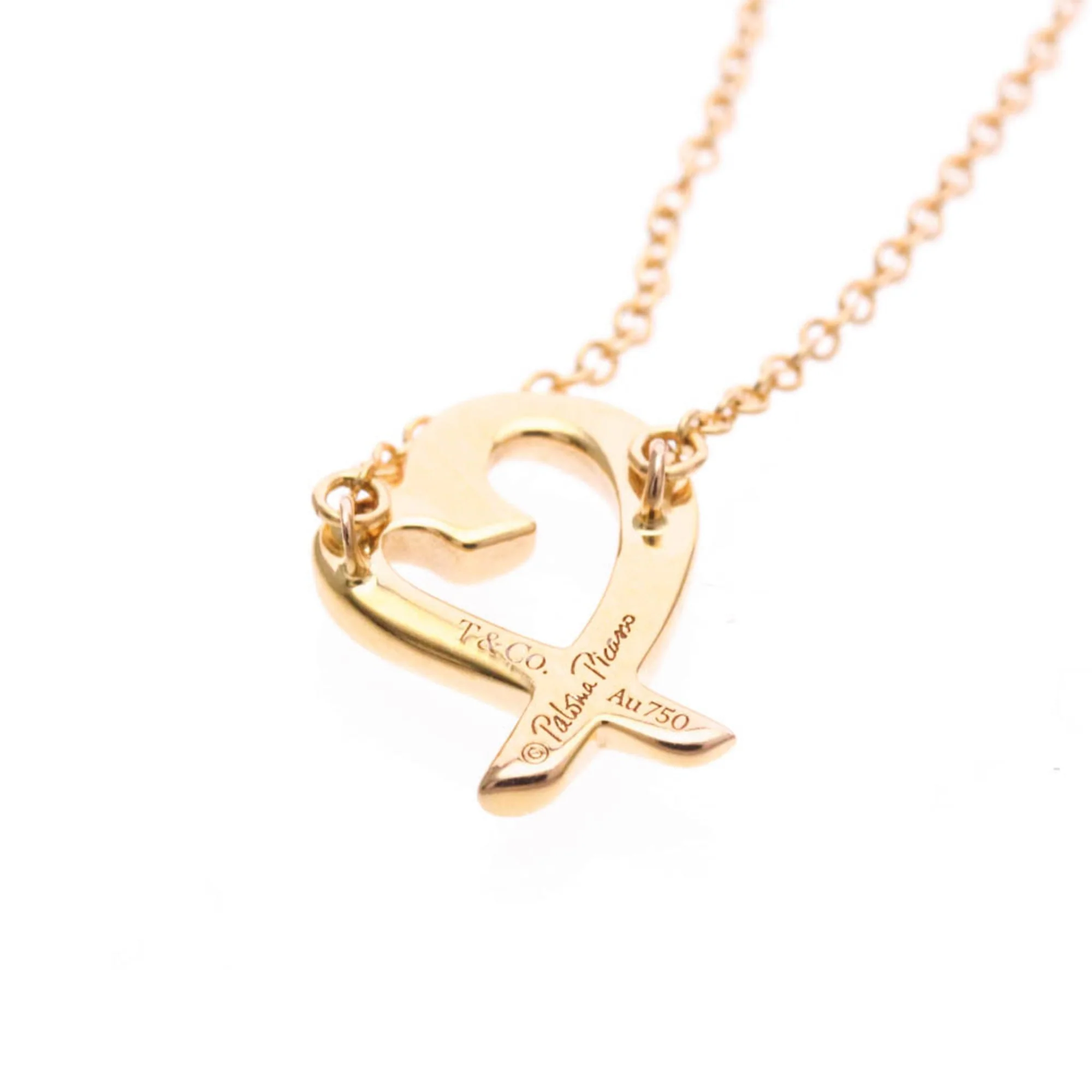 Loving Heart Pendant Necklace 18K Rose Gold - Image 7