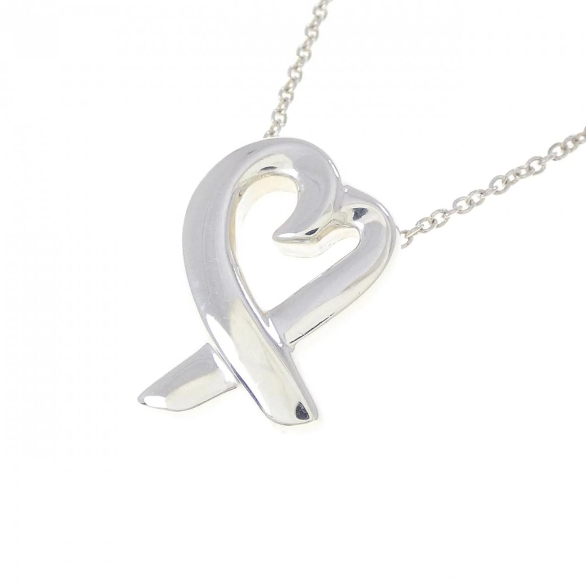 Loving Heart Pendant Necklace Sterling Silver - Image 3