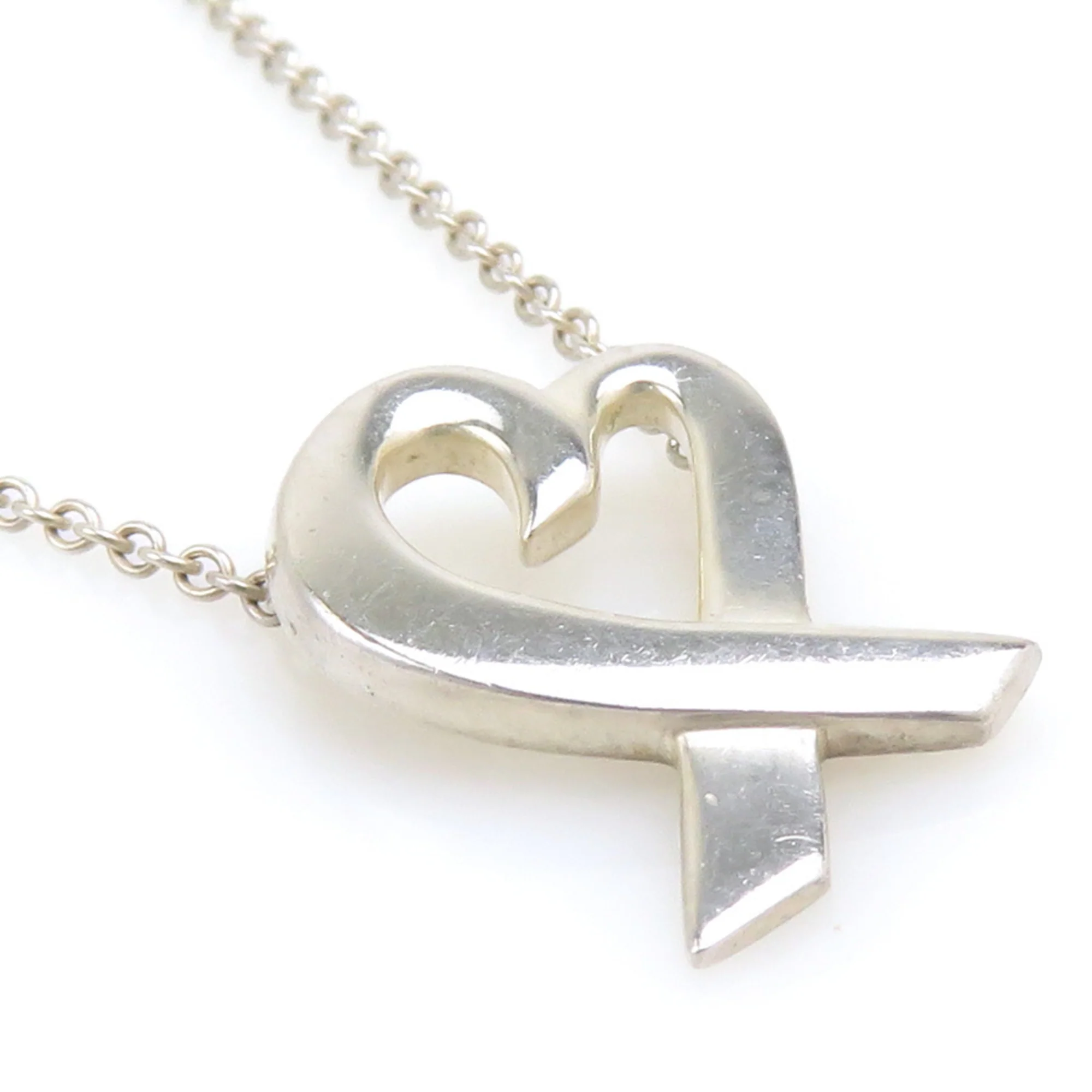 Loving Heart Pendant Necklace Sterling Silver