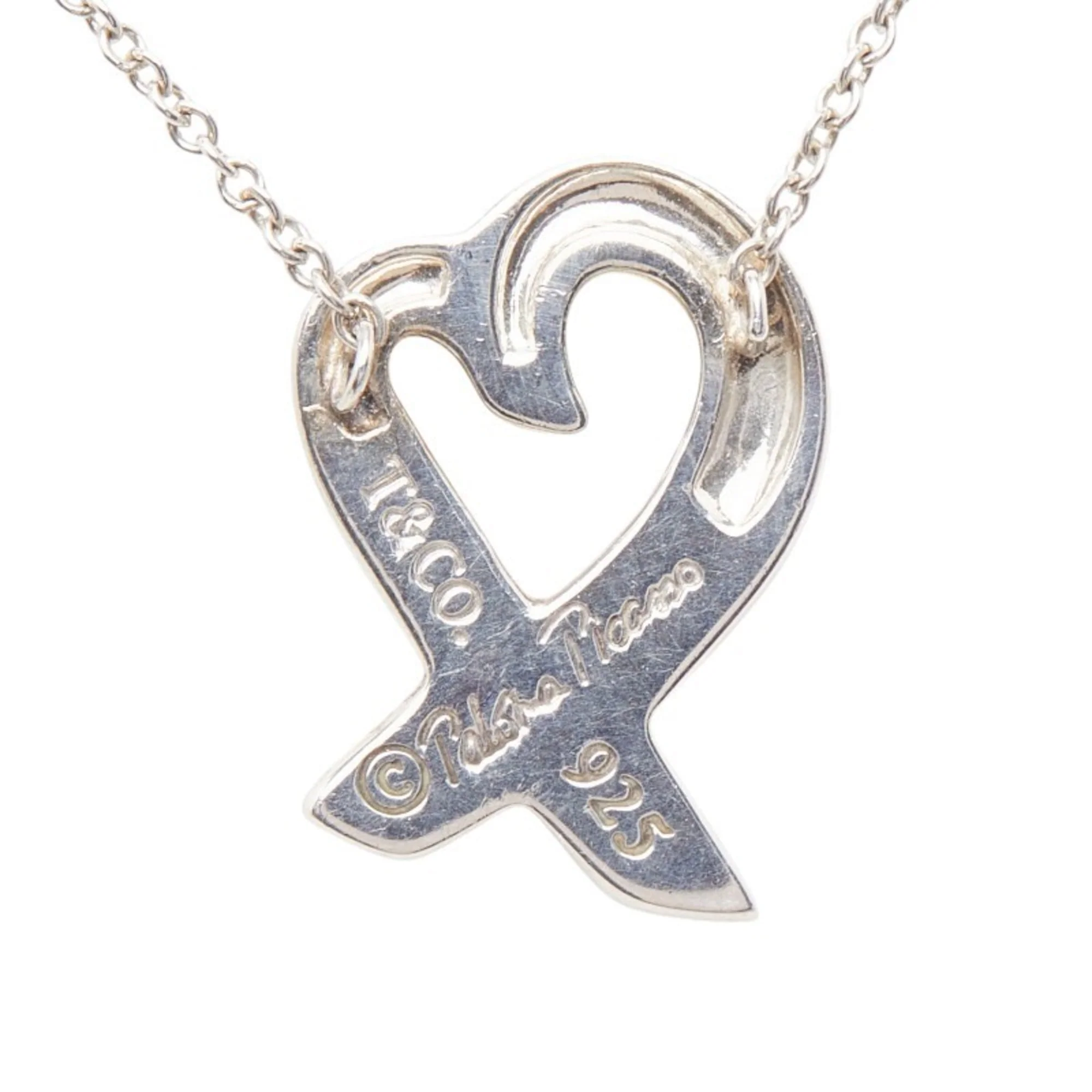 Loving Heart Pendant Necklace Sterling Silver - Image 3