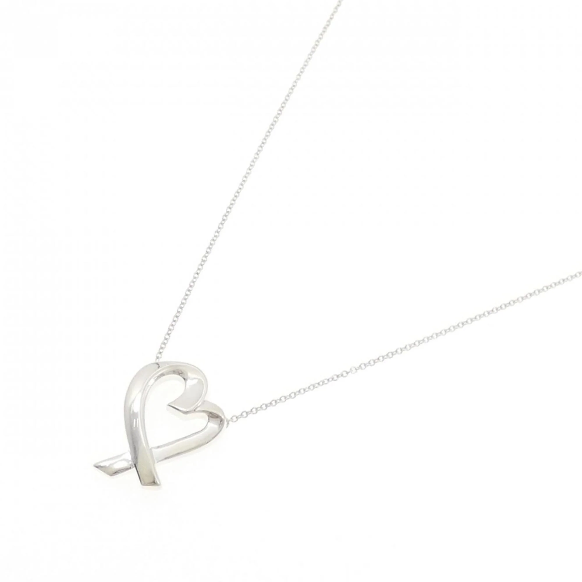 Loving Heart Pendant Necklace Sterling Silver - Image 2