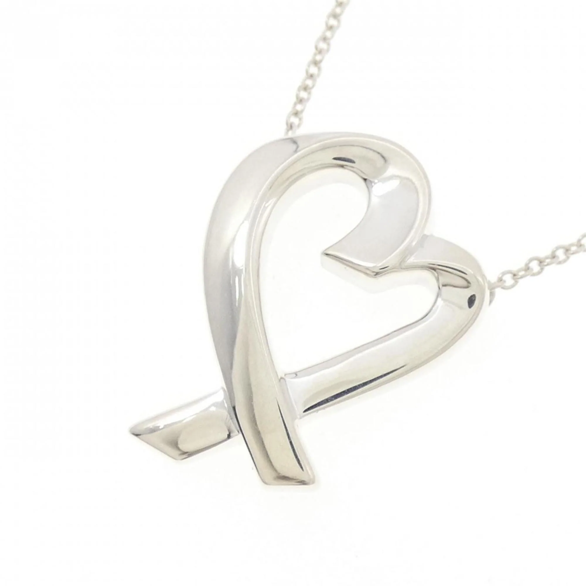 Loving Heart Pendant Necklace Sterling Silver - Image 3