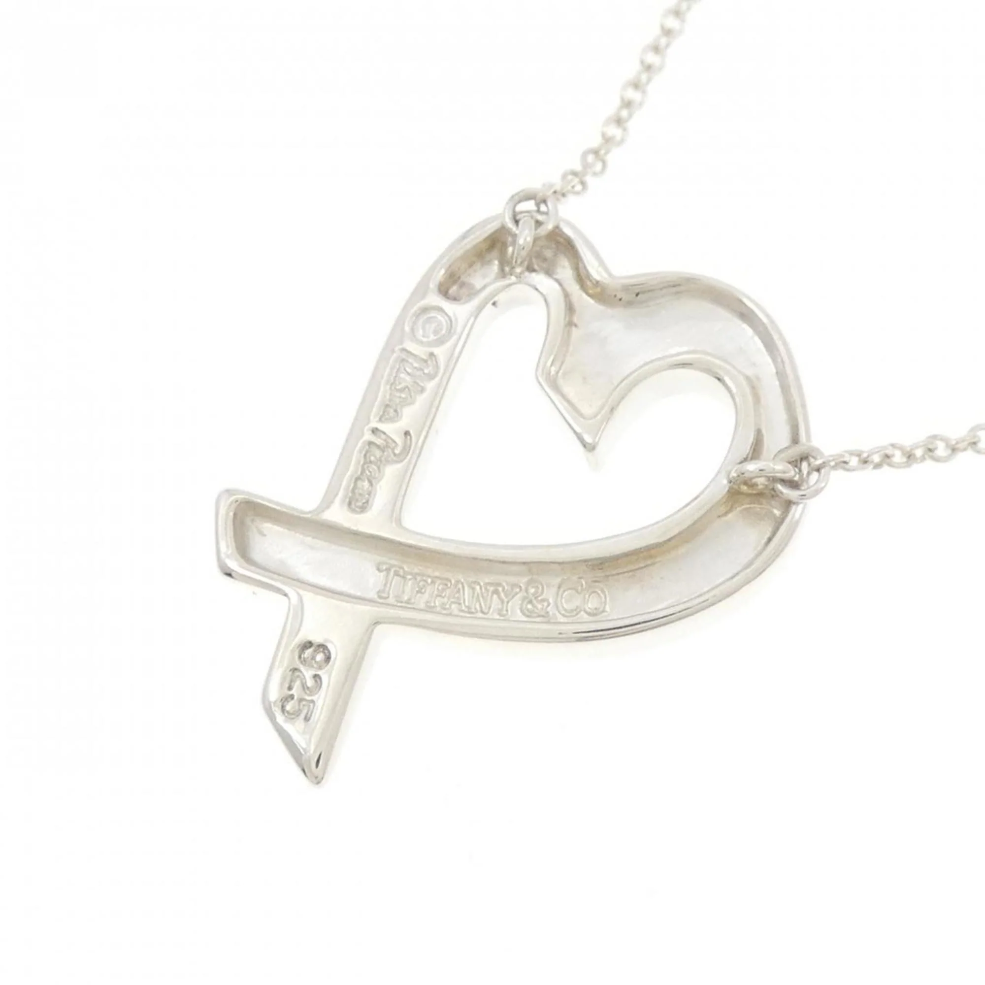 Loving Heart Pendant Necklace Sterling Silver - Image 4
