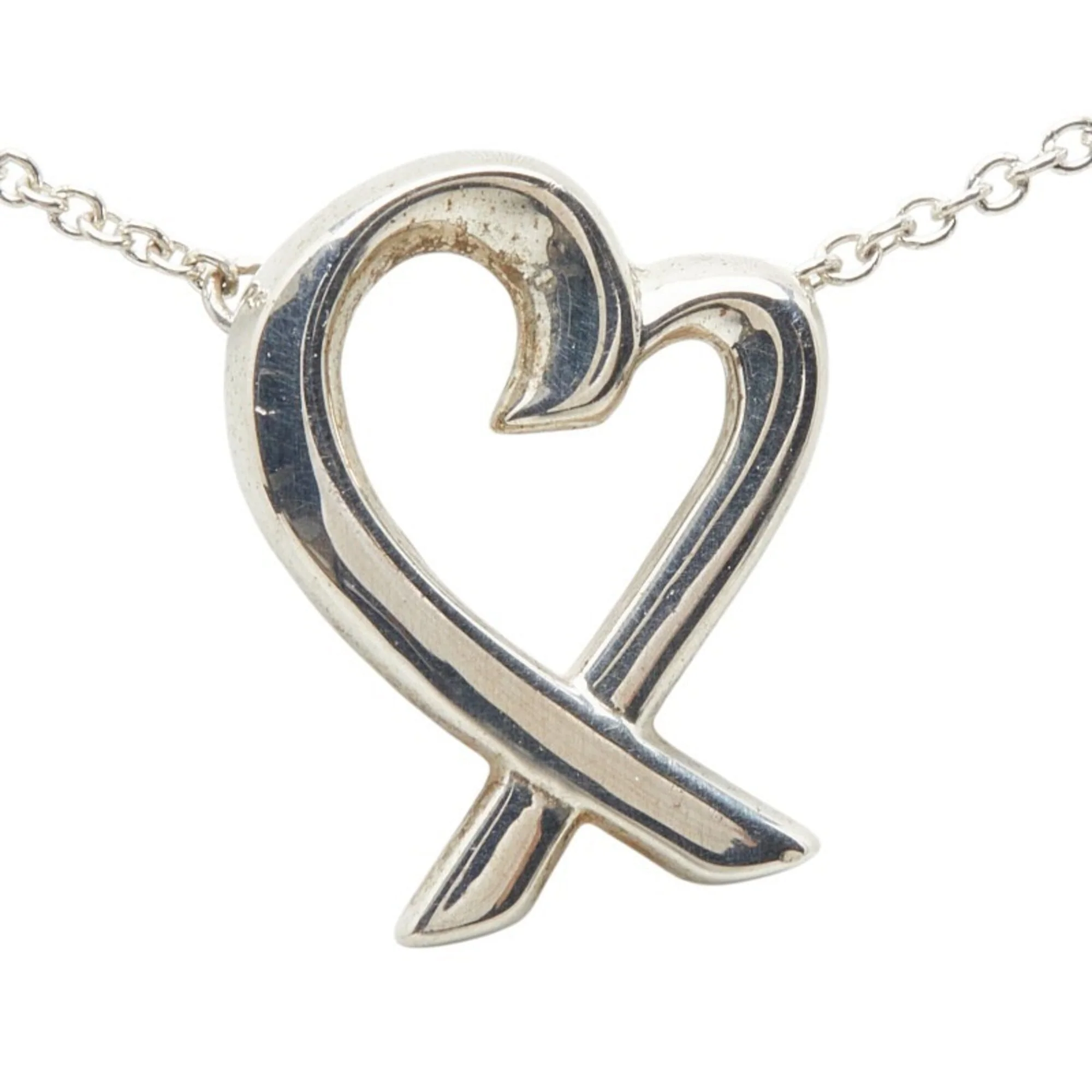 Loving Heart Pendant Necklace Sterling Silver - Image 2