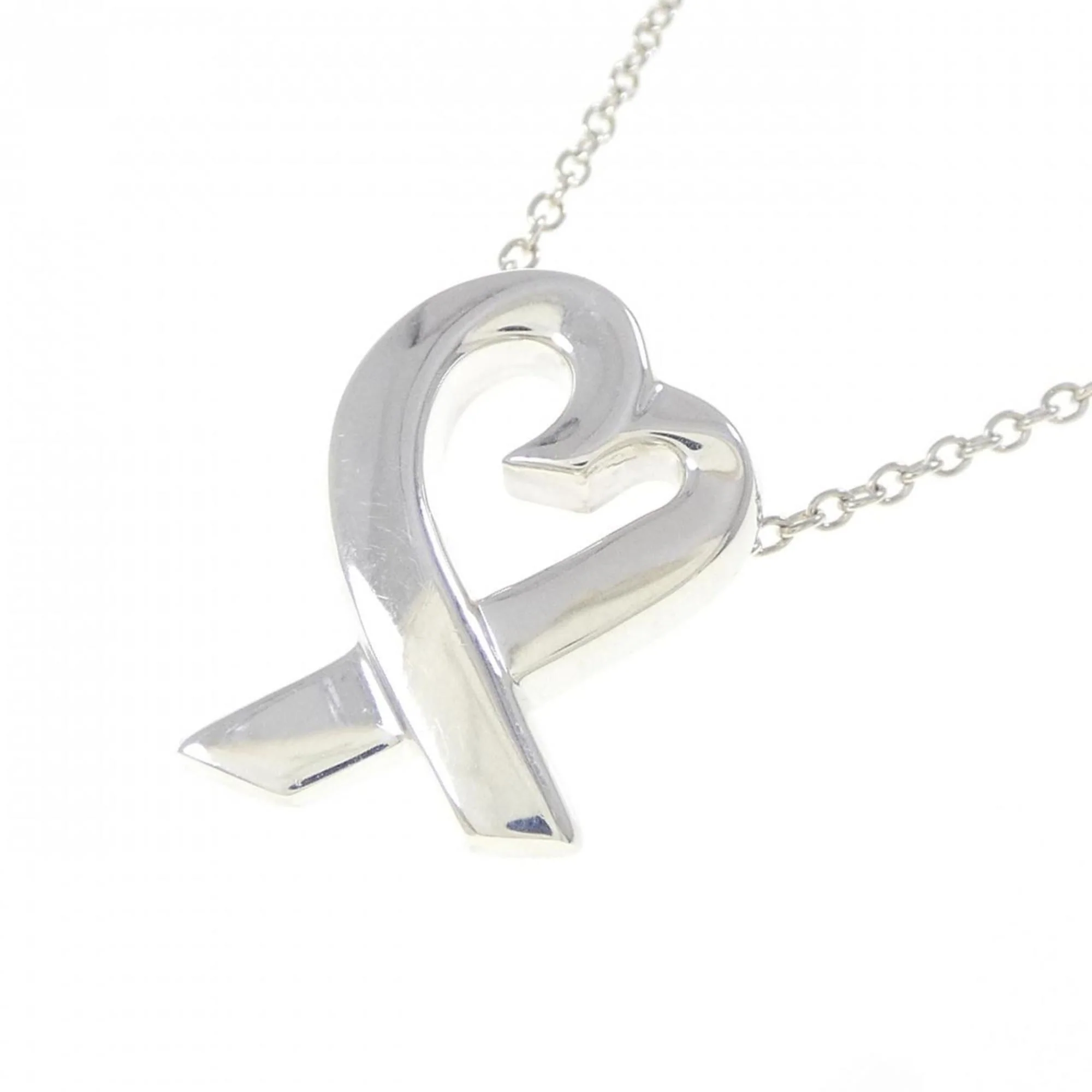 Loving Heart Pendant Necklace Sterling Silver Small - Image 3