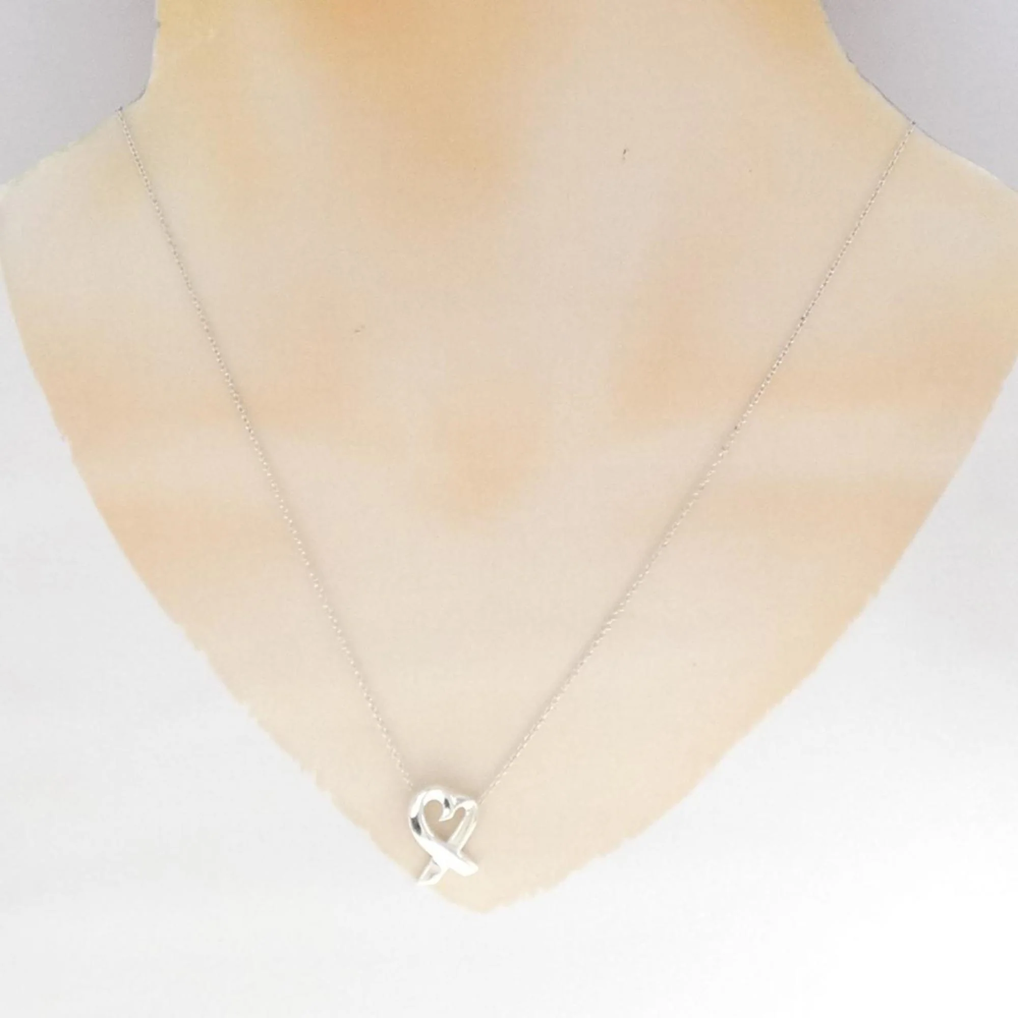 Loving Heart Pendant Necklace Sterling Silver Small - Image 6