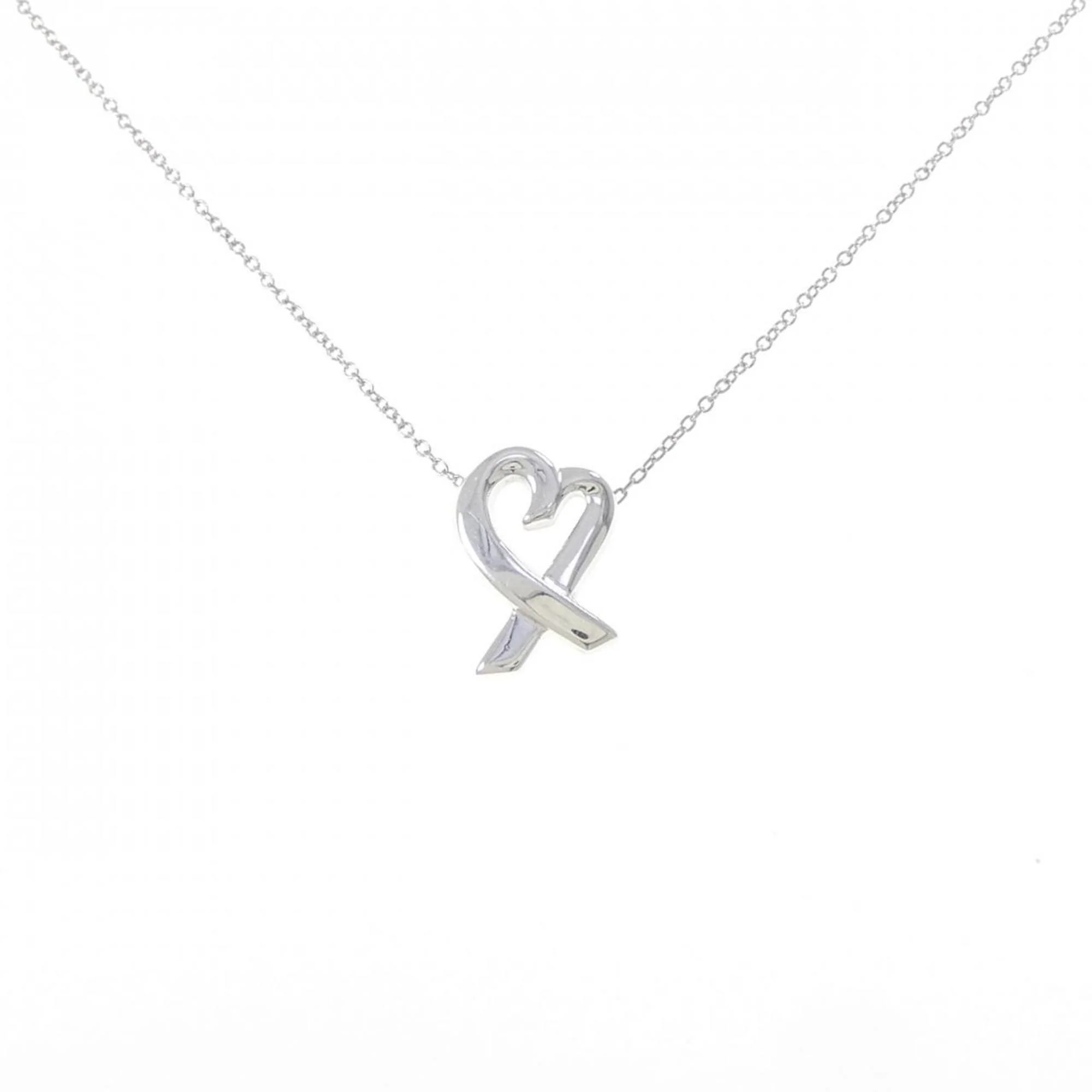 Loving Heart Pendant Necklace Sterling Silver Small