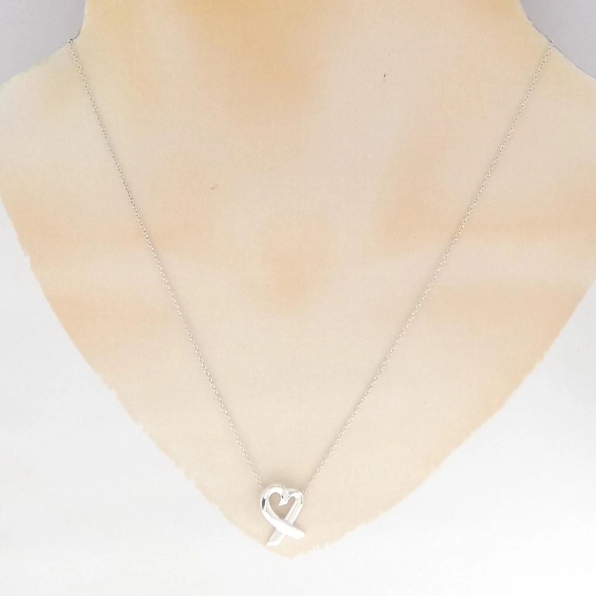 Loving Heart Pendant Necklace Sterling Silver Small - Image 6