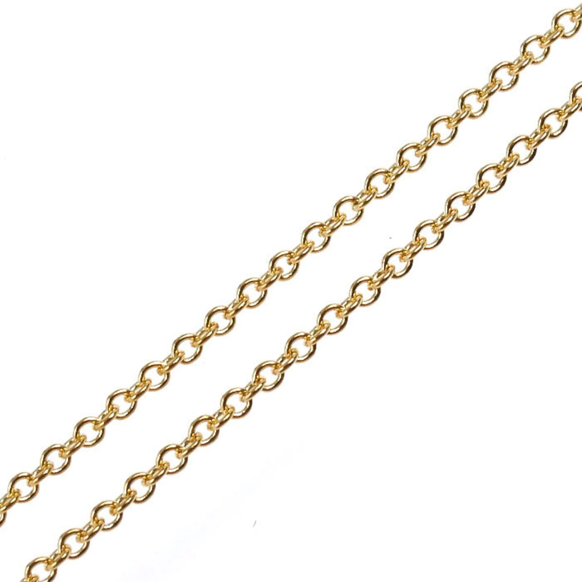 Open Heart Pendant Necklace 18K Rose Gold 10mm - Image 4