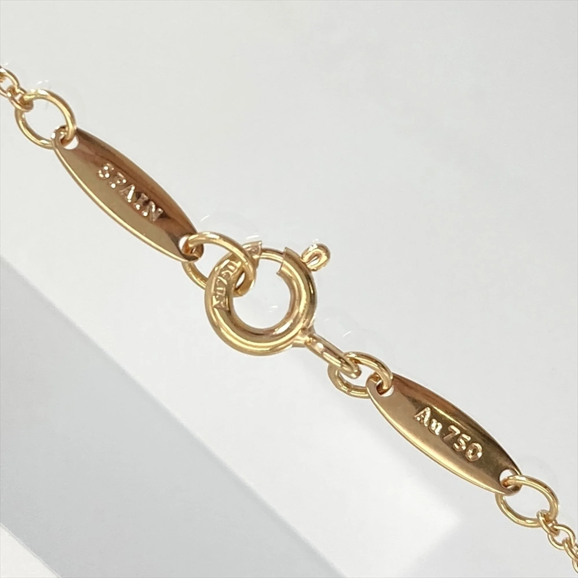 Open Heart Pendant Necklace 18K Rose Gold 11mm - Image 7