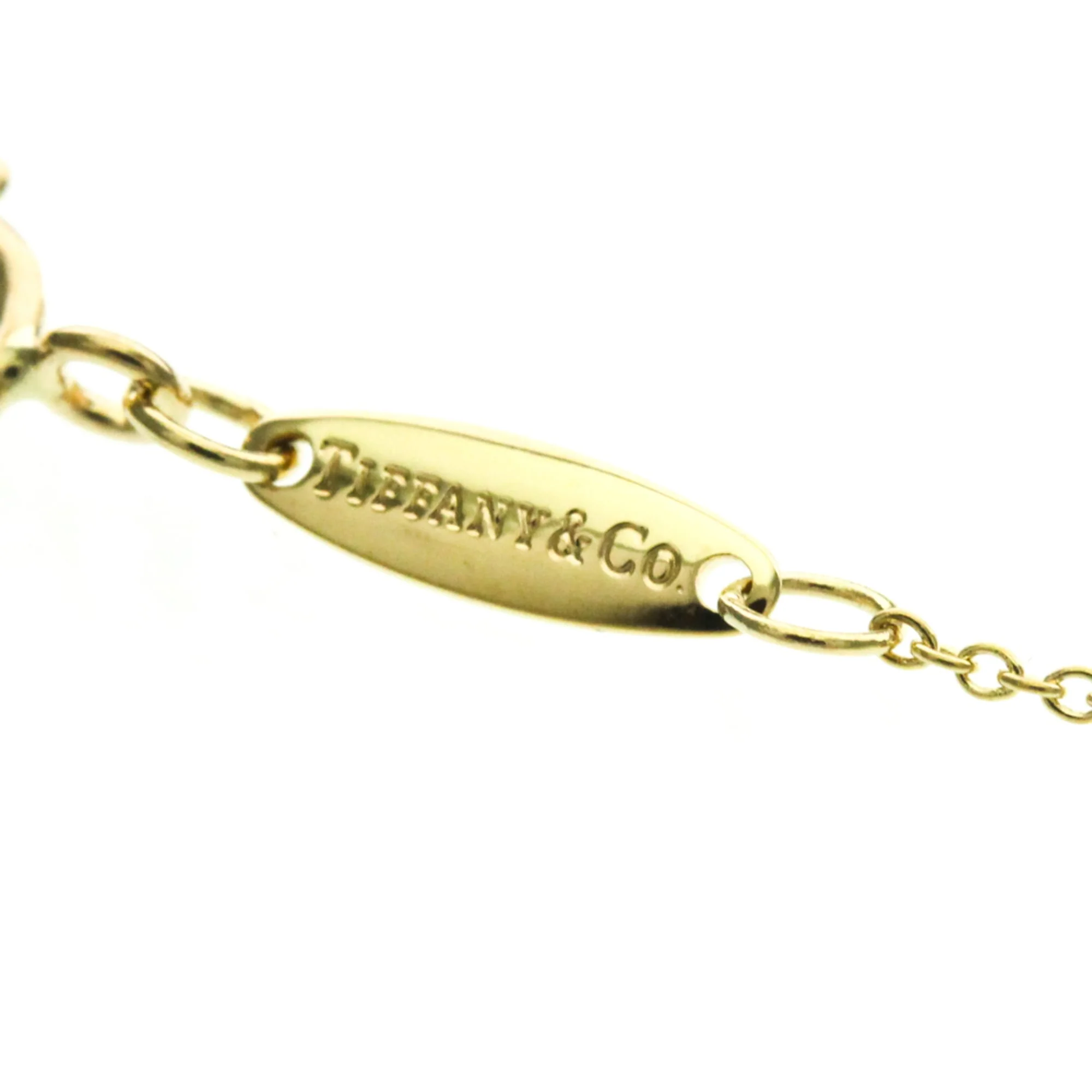 Open Heart Pendant Necklace 18K Yellow Gold 11mm - Image 8