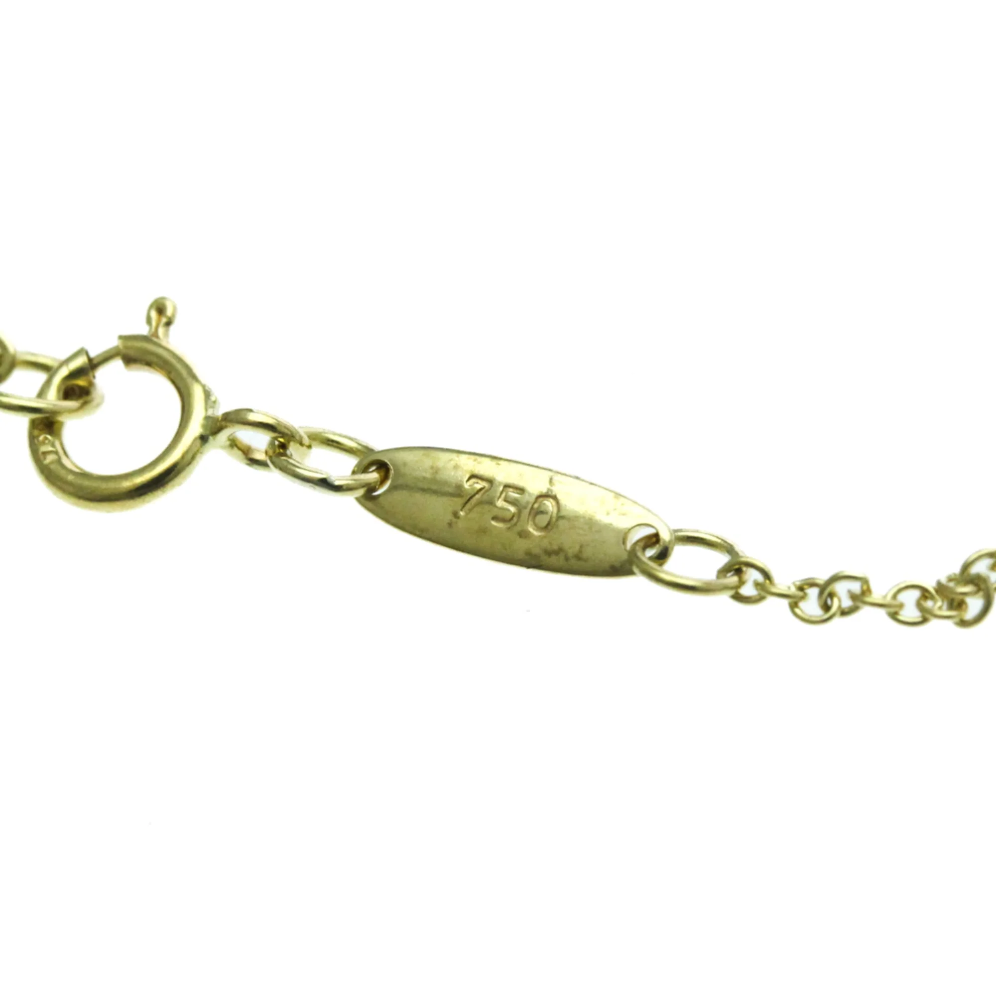 Open Heart Pendant Necklace 18K Yellow Gold 14mm - Image 8