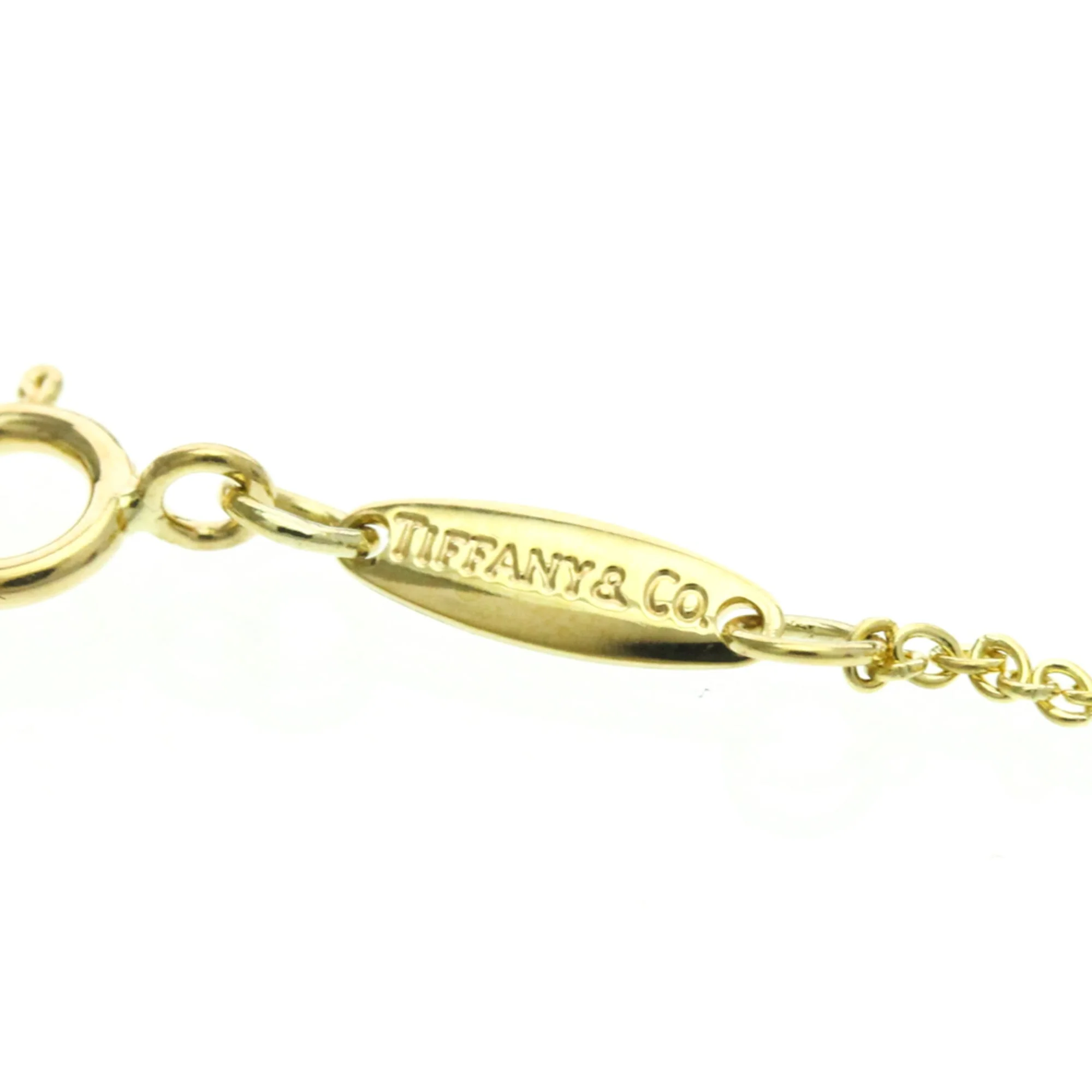 Open Heart Pendant Necklace 18K Yellow Gold 16mm - Image 8