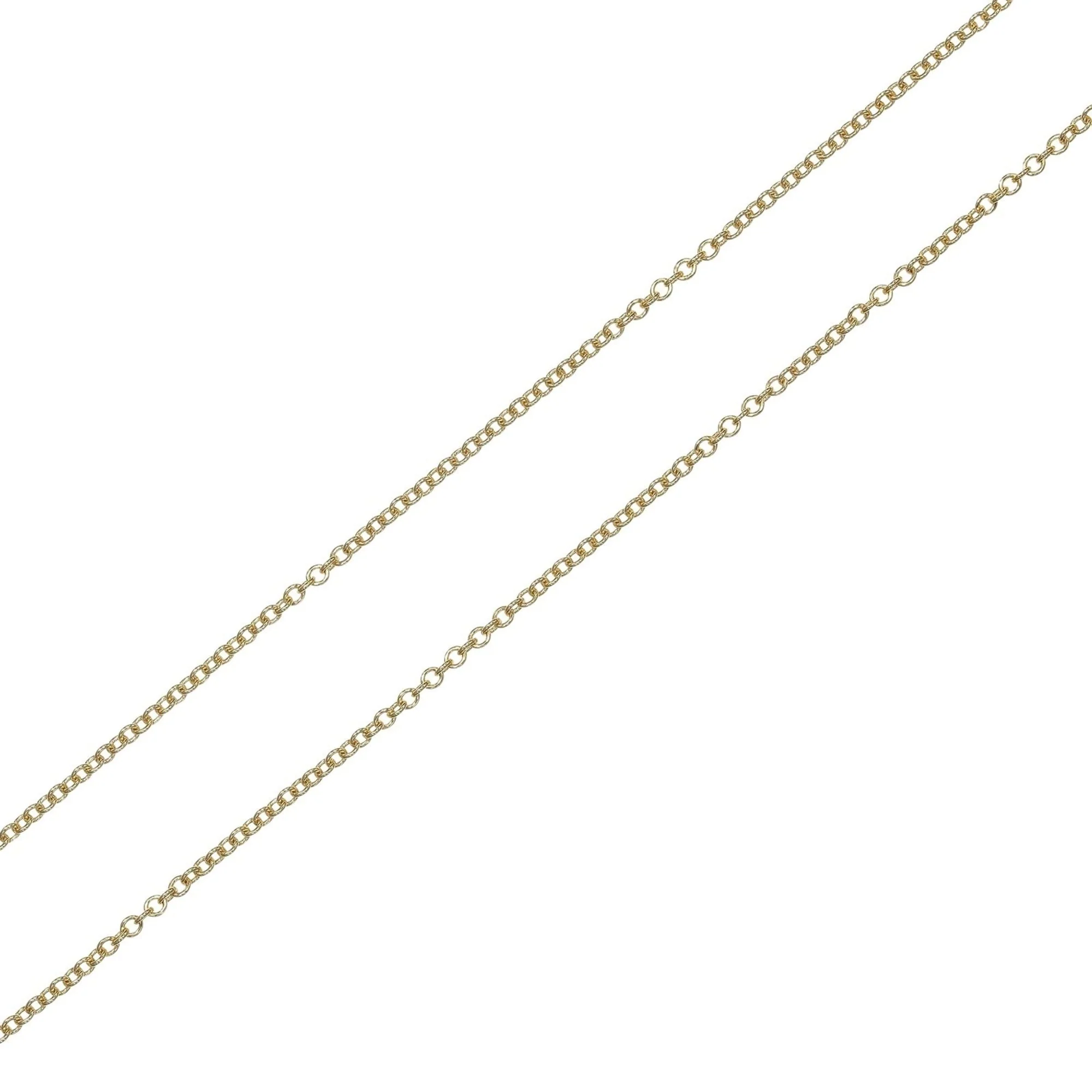Open Heart Pendant Necklace 18K Yellow Gold 19.2mm - Image 5