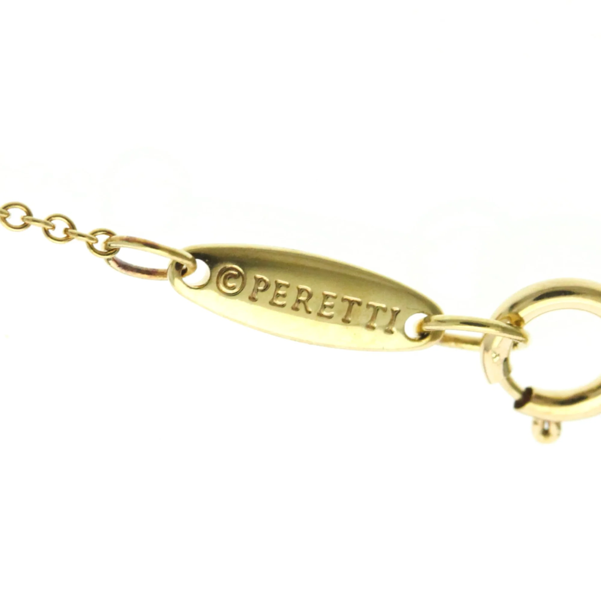 Open Heart Pendant Necklace 18K Yellow Gold 7mm - Image 8