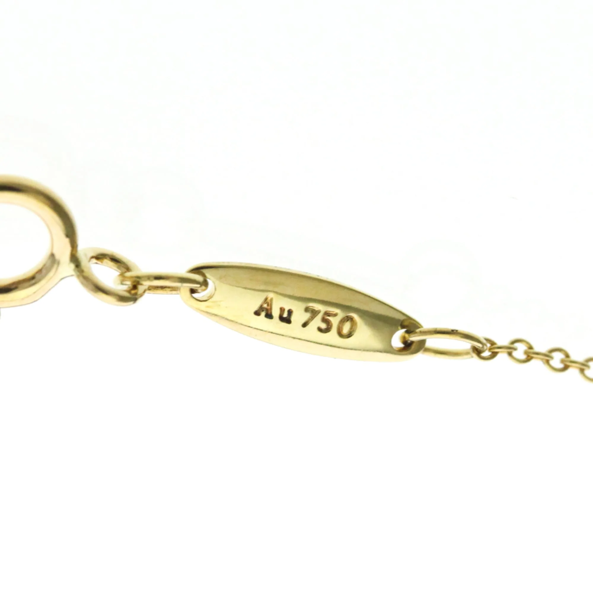 Open Heart Pendant Necklace 18K Yellow Gold 7mm - Image 9