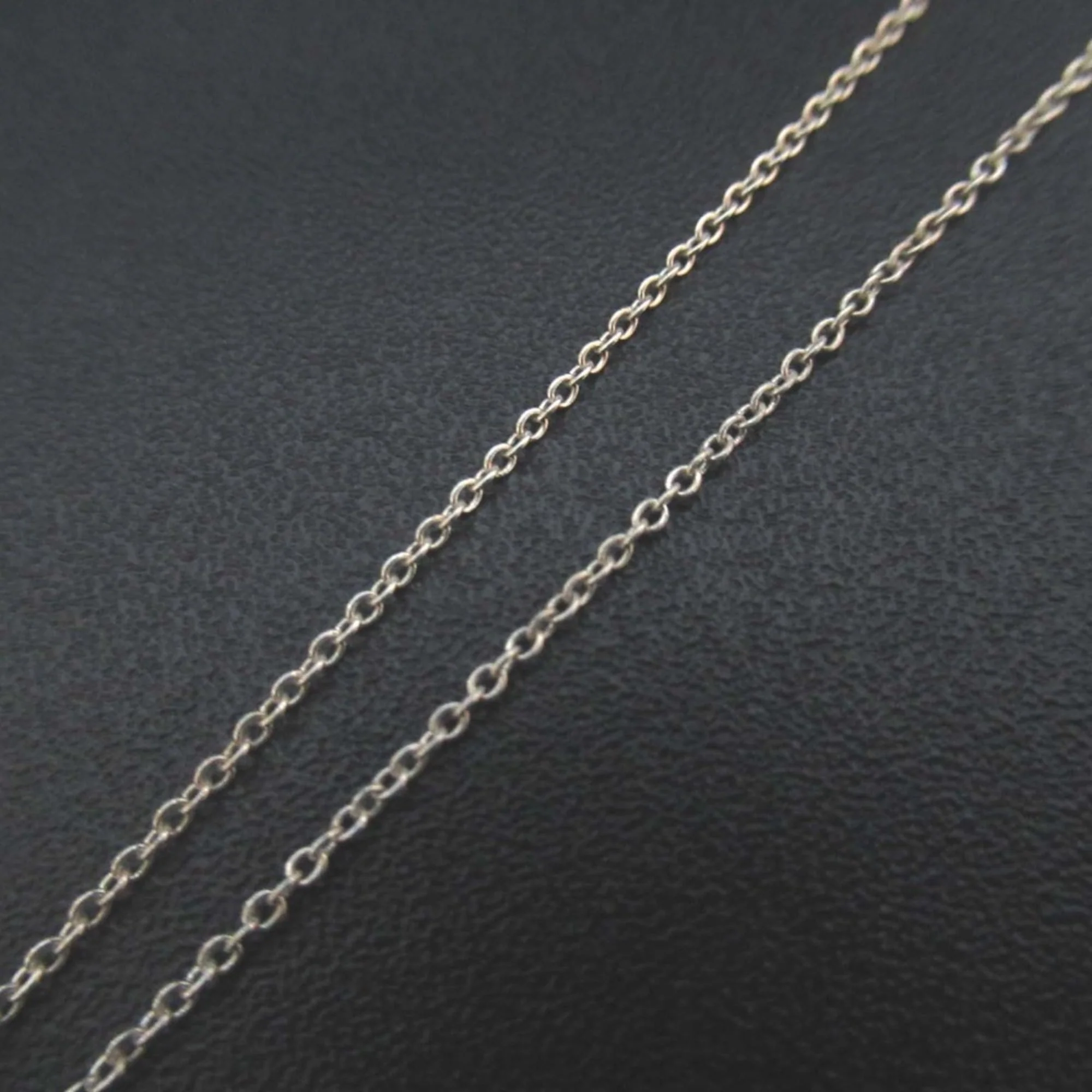 Open Heart Pendant Necklace Sterling Silver 10mm - Image 3