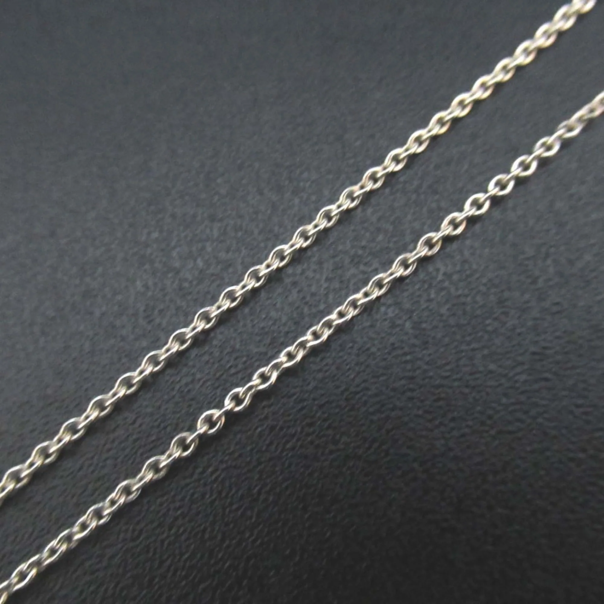 Open Heart Pendant Necklace Sterling Silver 25mm - Image 4