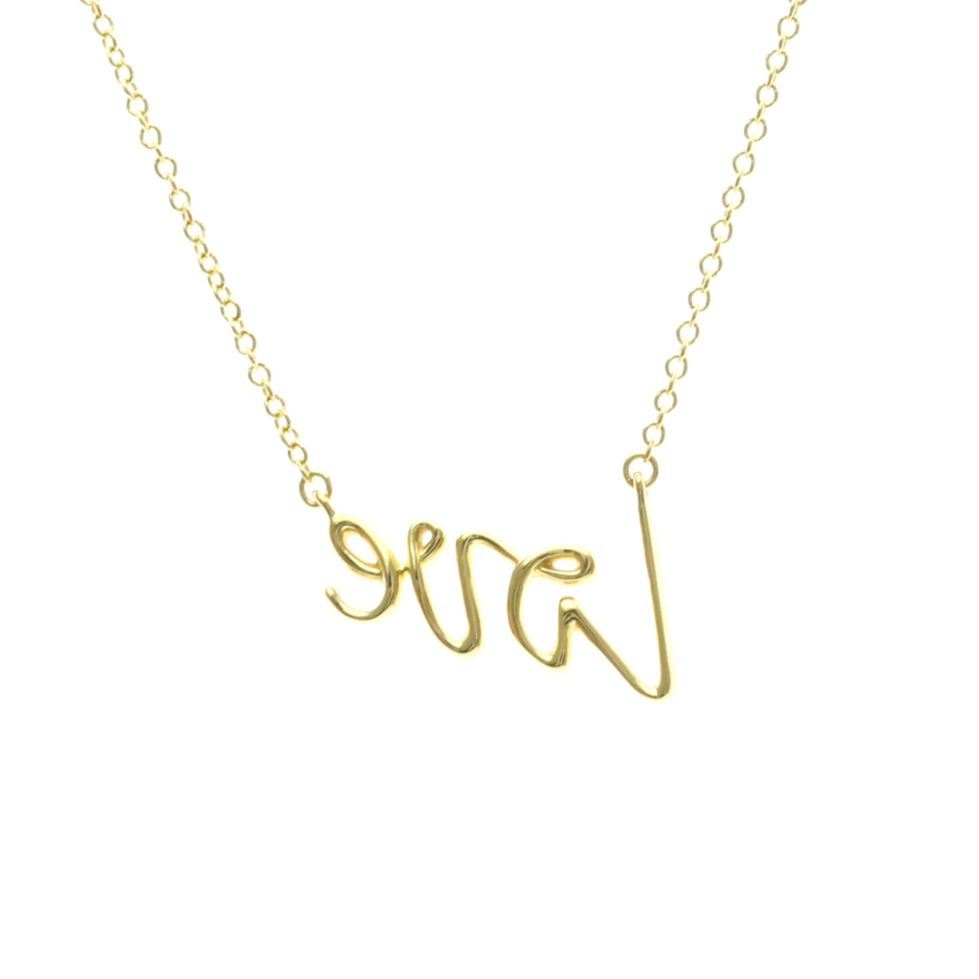 Paloma Picasso Pendant Necklace 18K Yellow Gold - Image 2